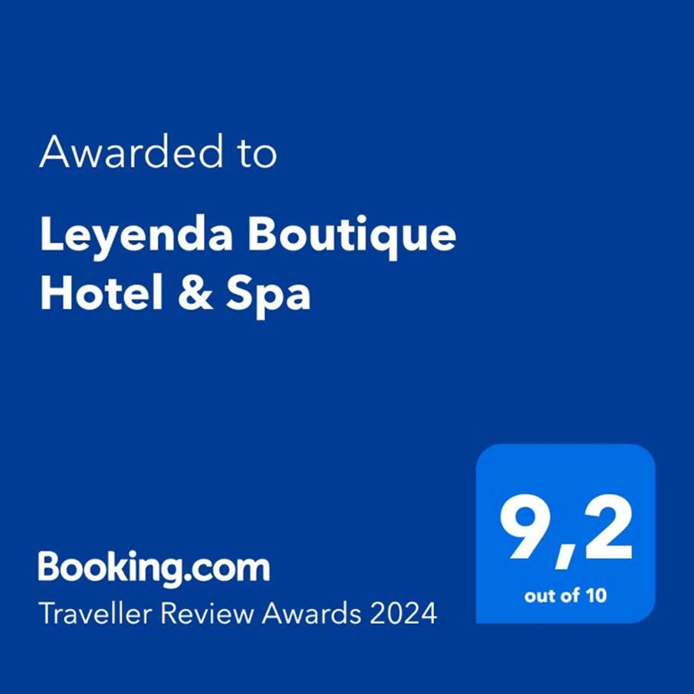 Logo/Certificate/Sign in Leyenda Boutique Hotel & Spa