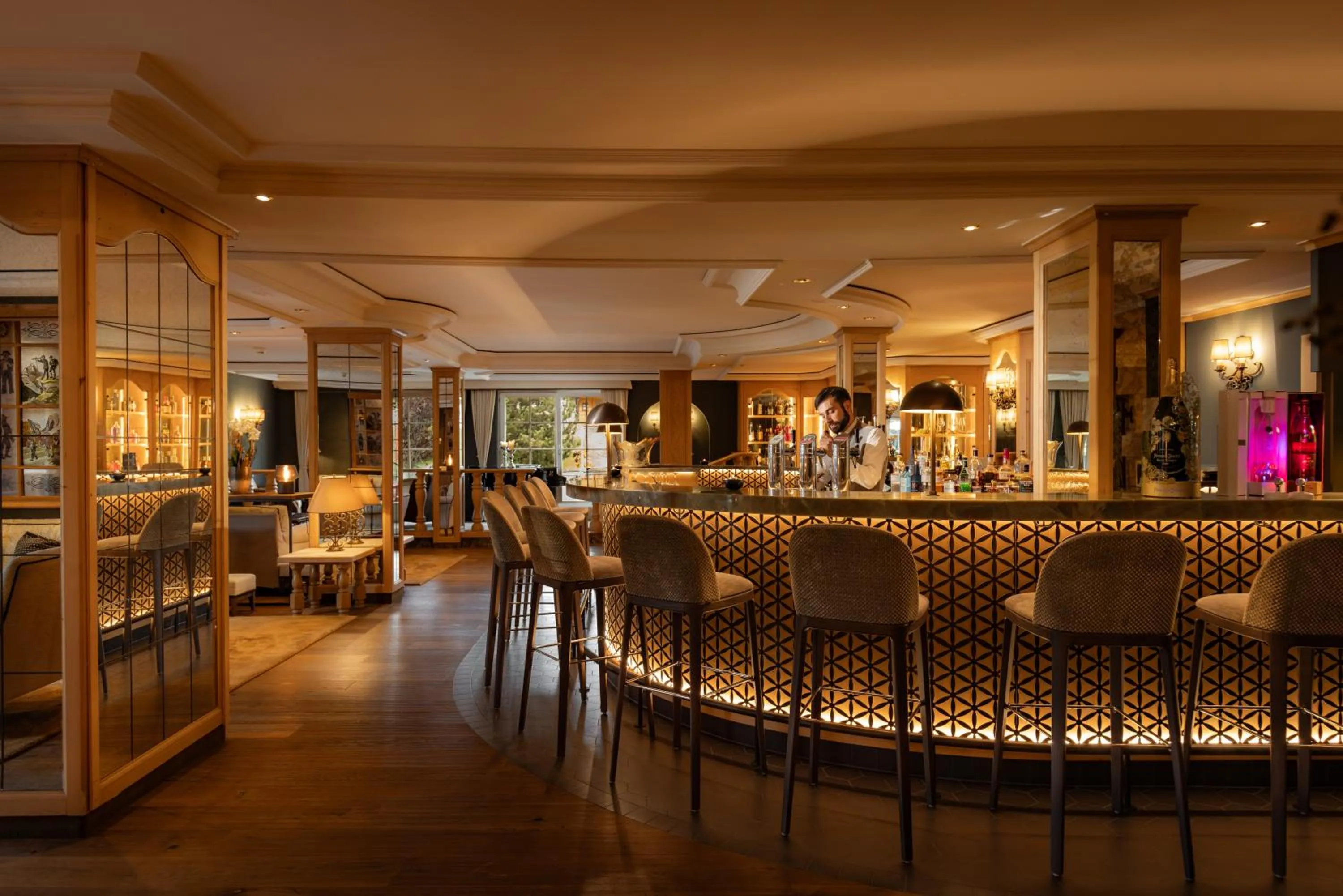 Lounge or bar in Romantik Hotel Schweizerhof