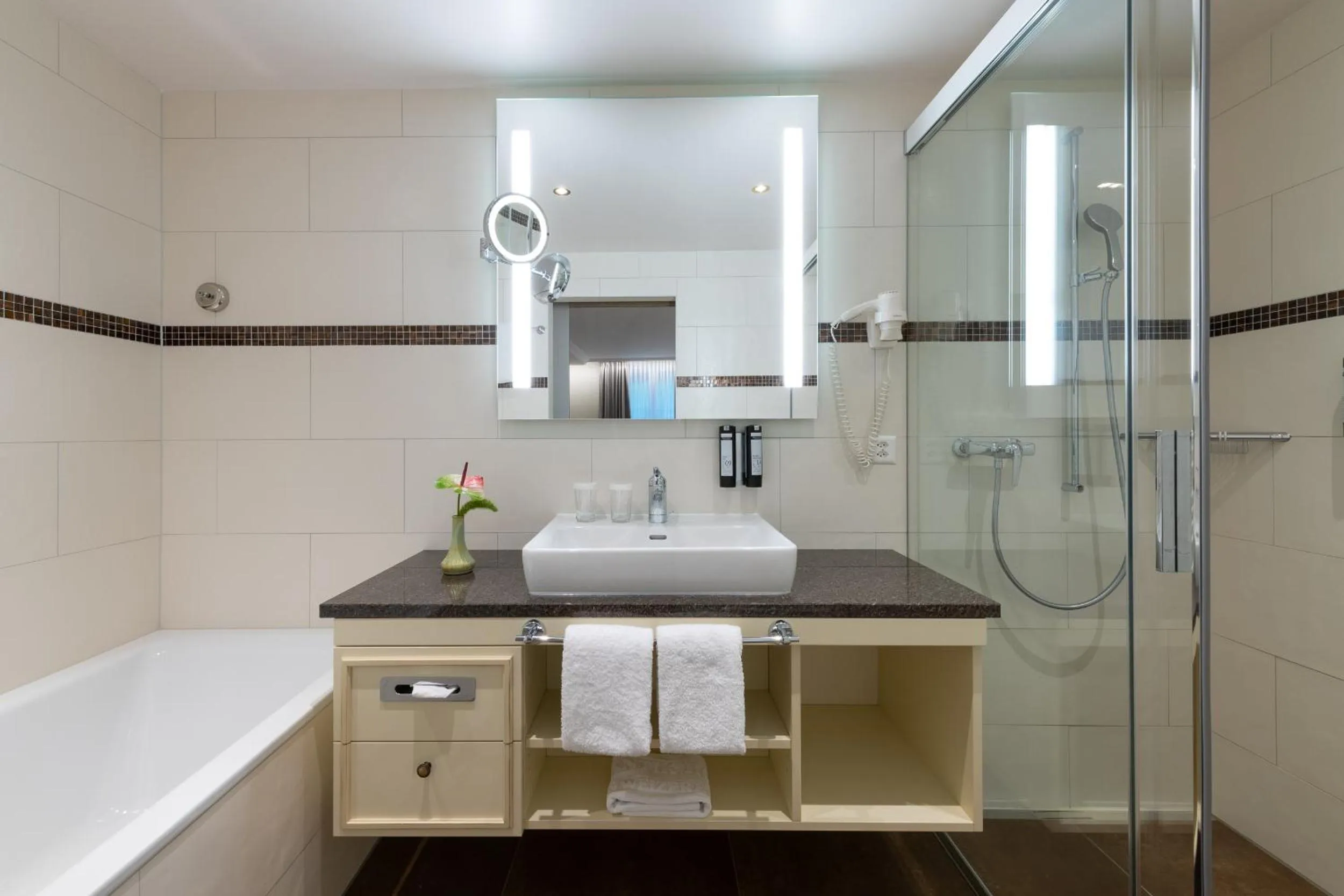 Bathroom in Romantik Hotel Schweizerhof