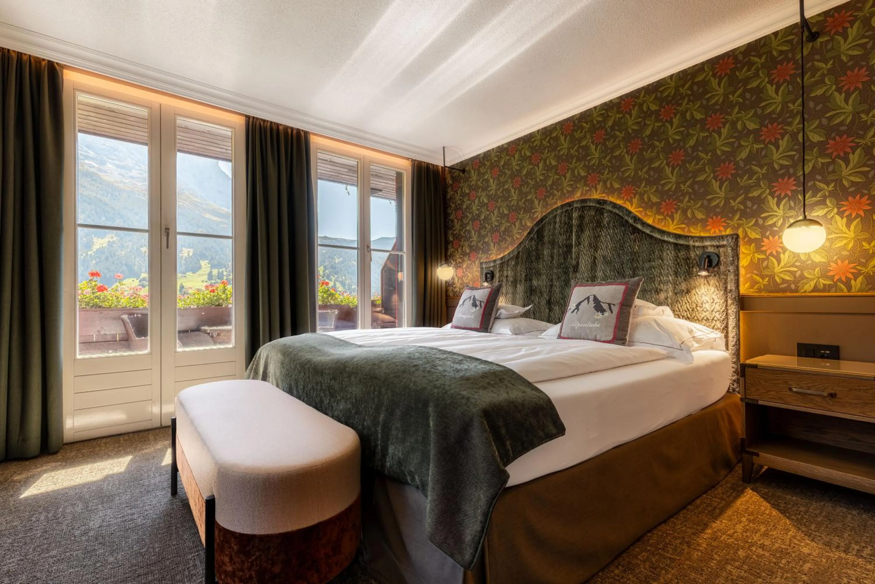 Bedroom, Bed in Romantik Hotel Schweizerhof