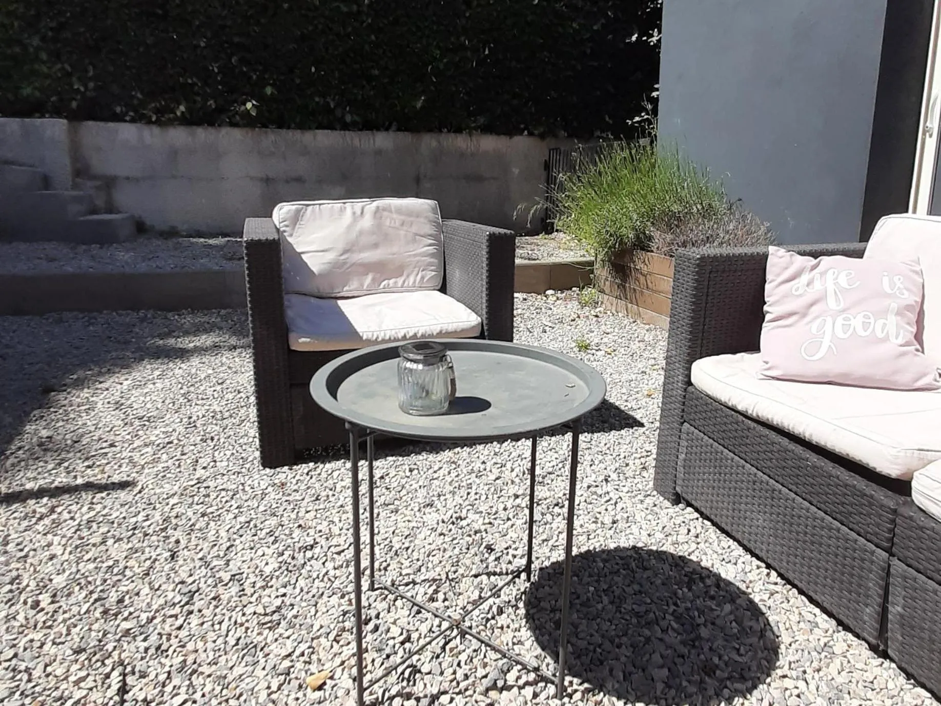 Patio in Allegria Nimes Chambre Deluxe Spa