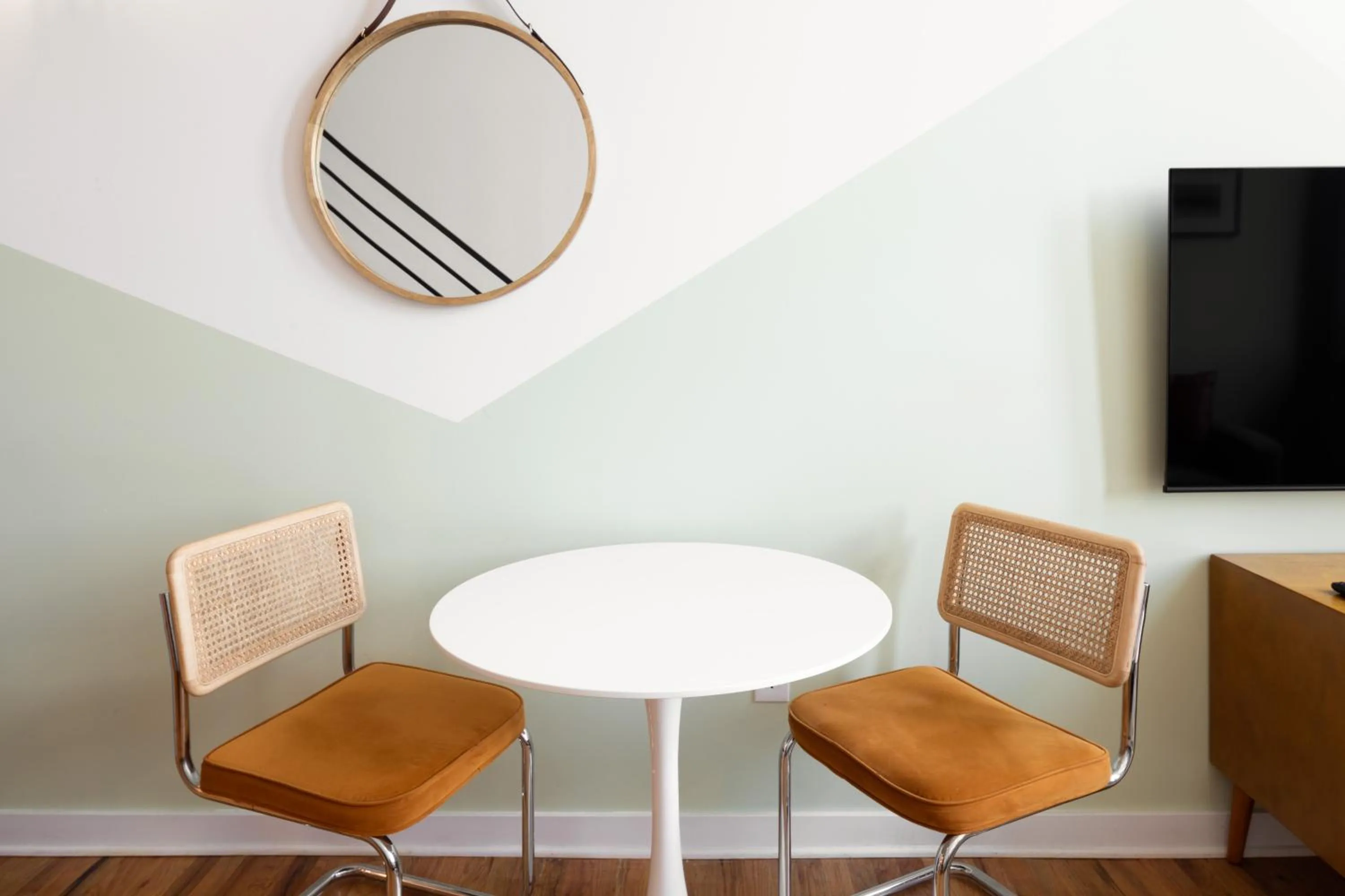 Living room in Sosuite at West Lofts - West Philadelphia
