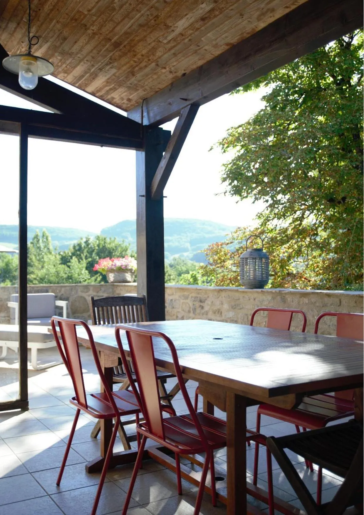 Patio in Chambre d'hôtes A la clé des champs Varen