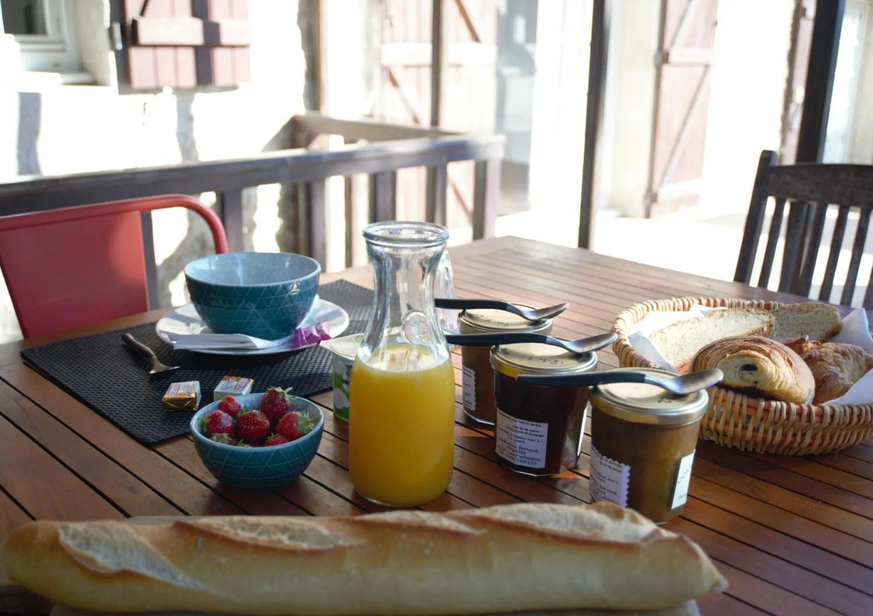 Breakfast in Chambre d'hôtes A la clé des champs Varen
