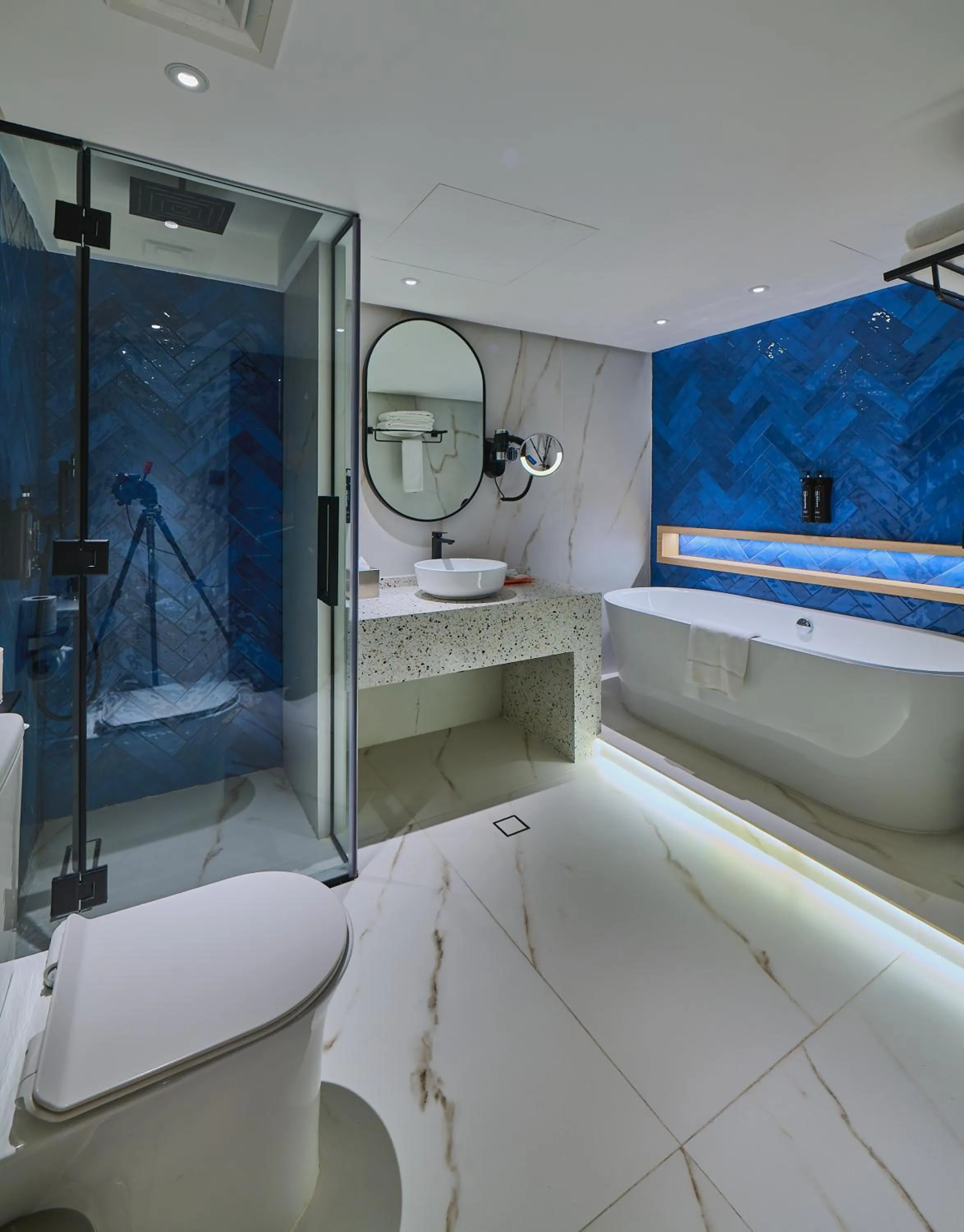 Shower in Ramada Hotel, Suites and Apartments by Wyndham Dubai JBR