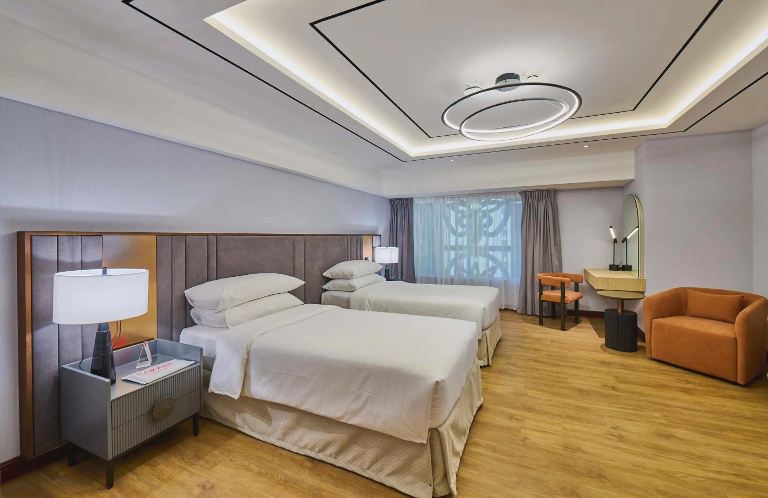 Bed in Ramada Hotel, Suites and Apartments by Wyndham Dubai JBR