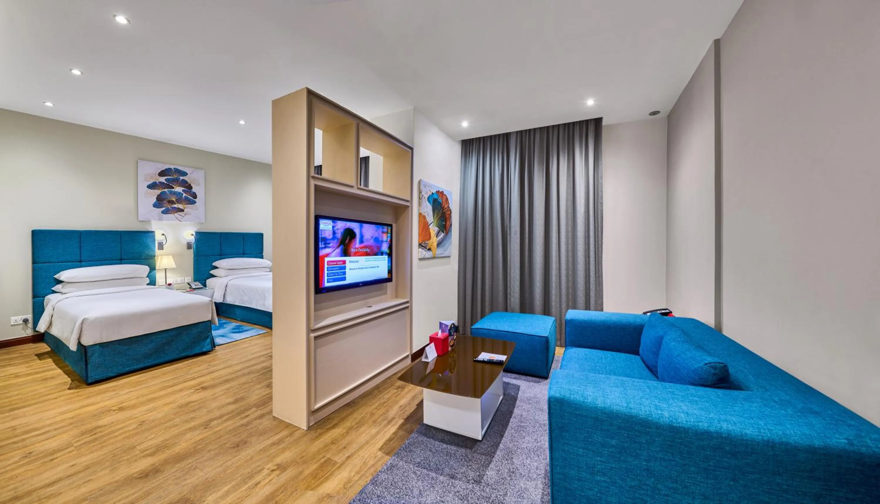 Bedroom, Bed in Ramada Hotel, Suites and Apartments by Wyndham Dubai JBR