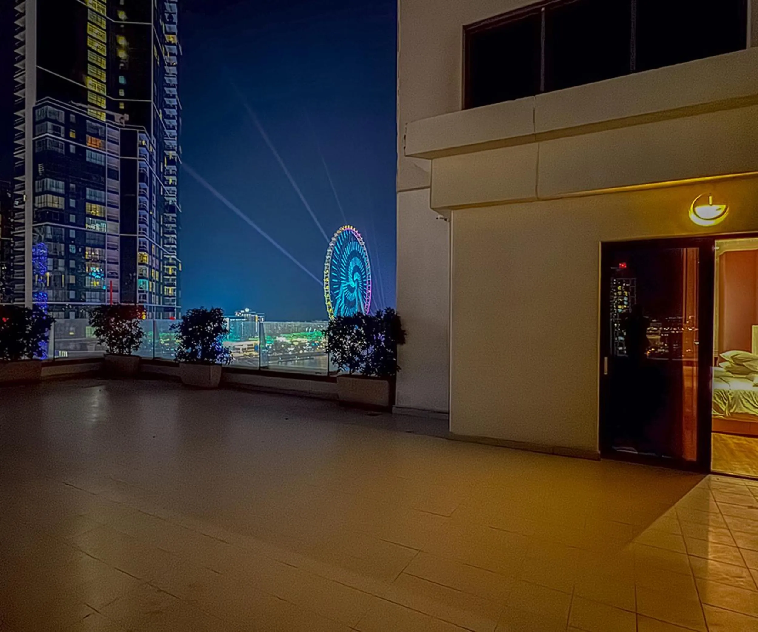 Balcony/Terrace in Ramada Hotel, Suites and Apartments by Wyndham Dubai JBR