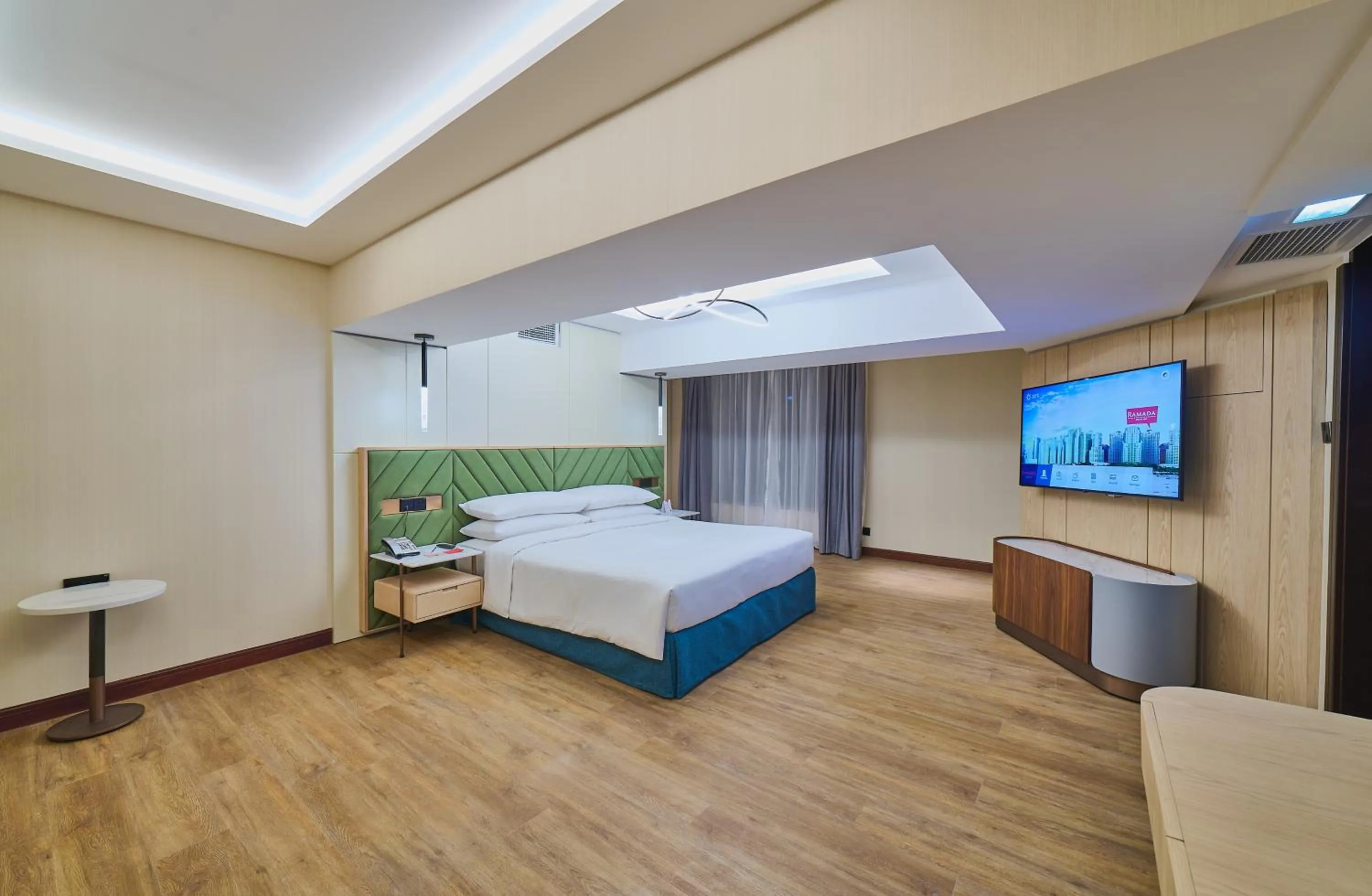 Bed in Ramada Hotel, Suites and Apartments by Wyndham Dubai JBR