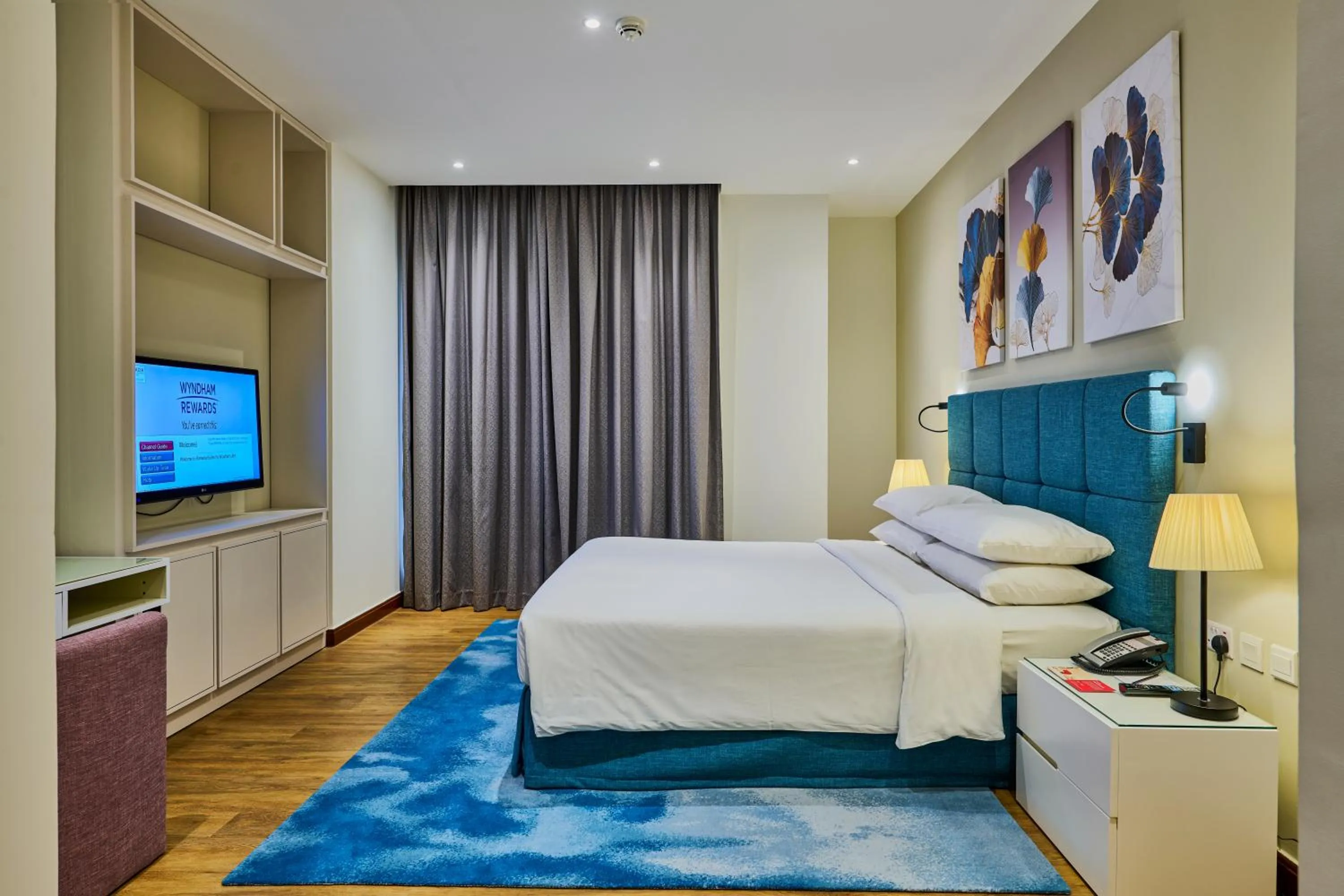 Bed in Ramada Hotel, Suites and Apartments by Wyndham Dubai JBR