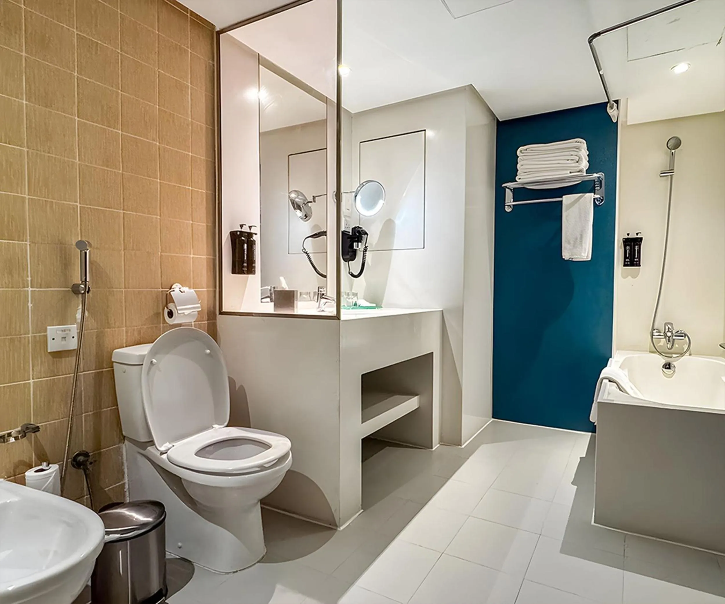 Bathroom in Ramada Hotel, Suites and Apartments by Wyndham Dubai JBR
