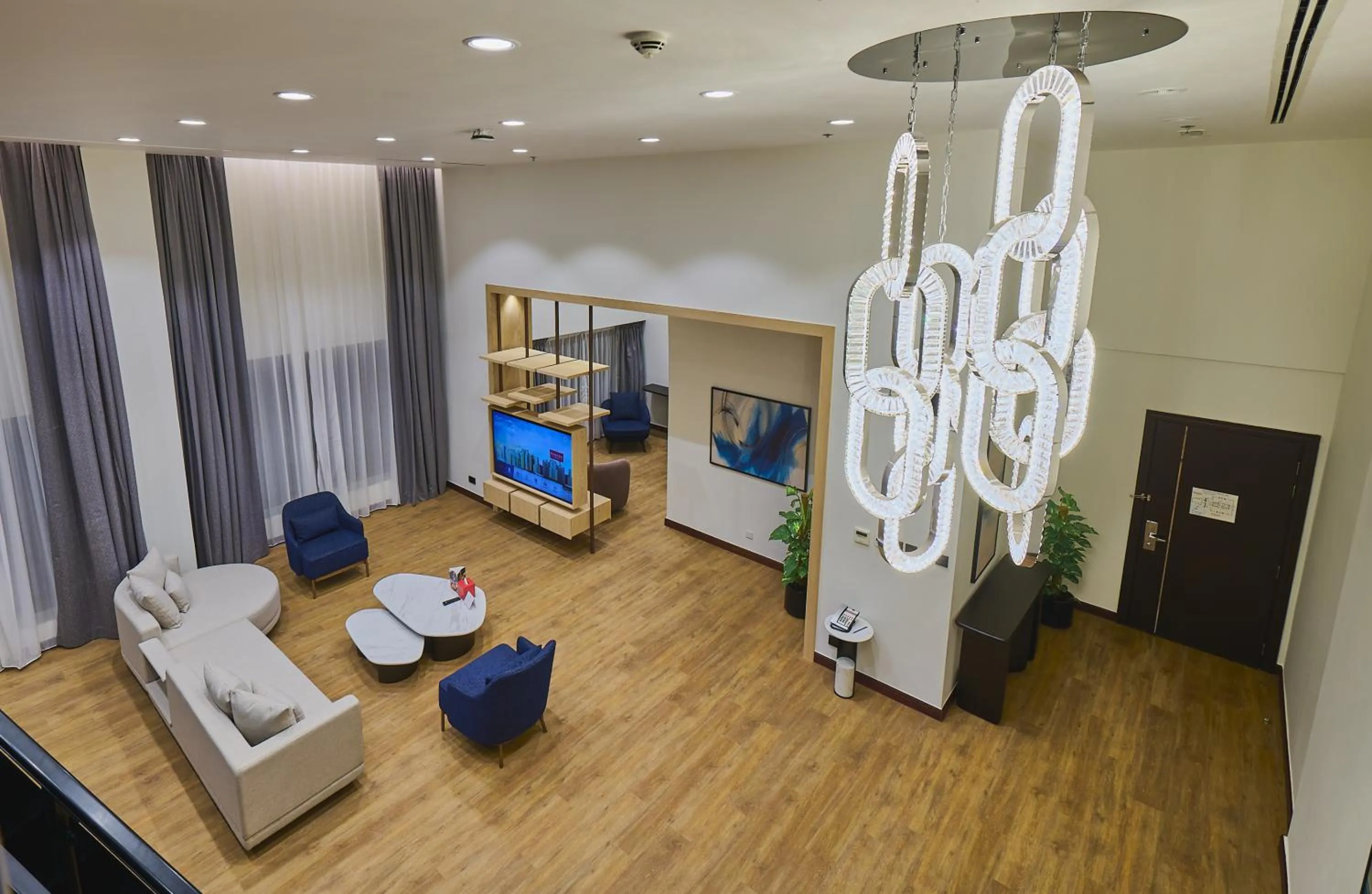 Living room in Ramada Hotel, Suites and Apartments by Wyndham Dubai JBR