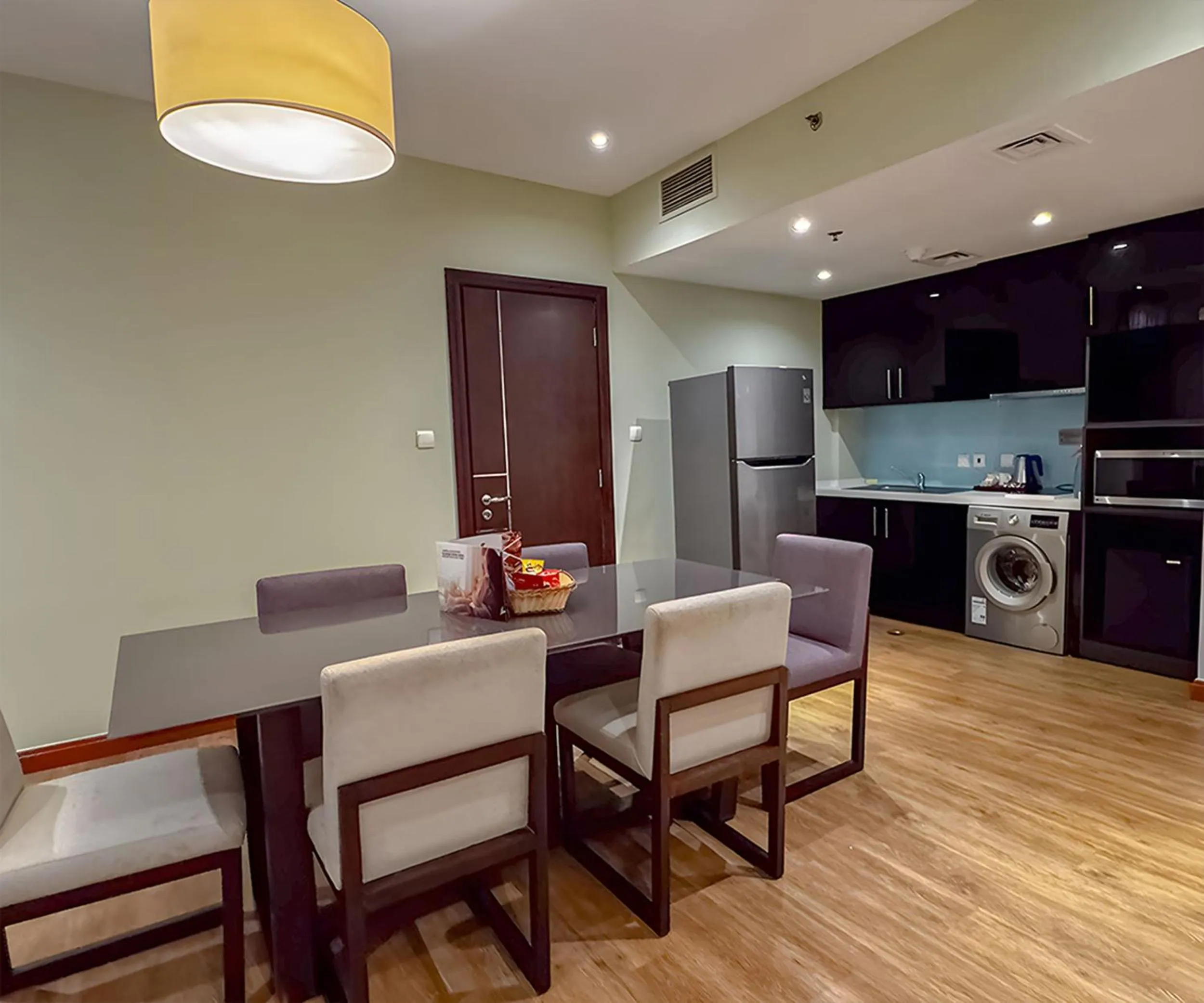kitchen in Ramada Hotel, Suites and Apartments by Wyndham Dubai JBR