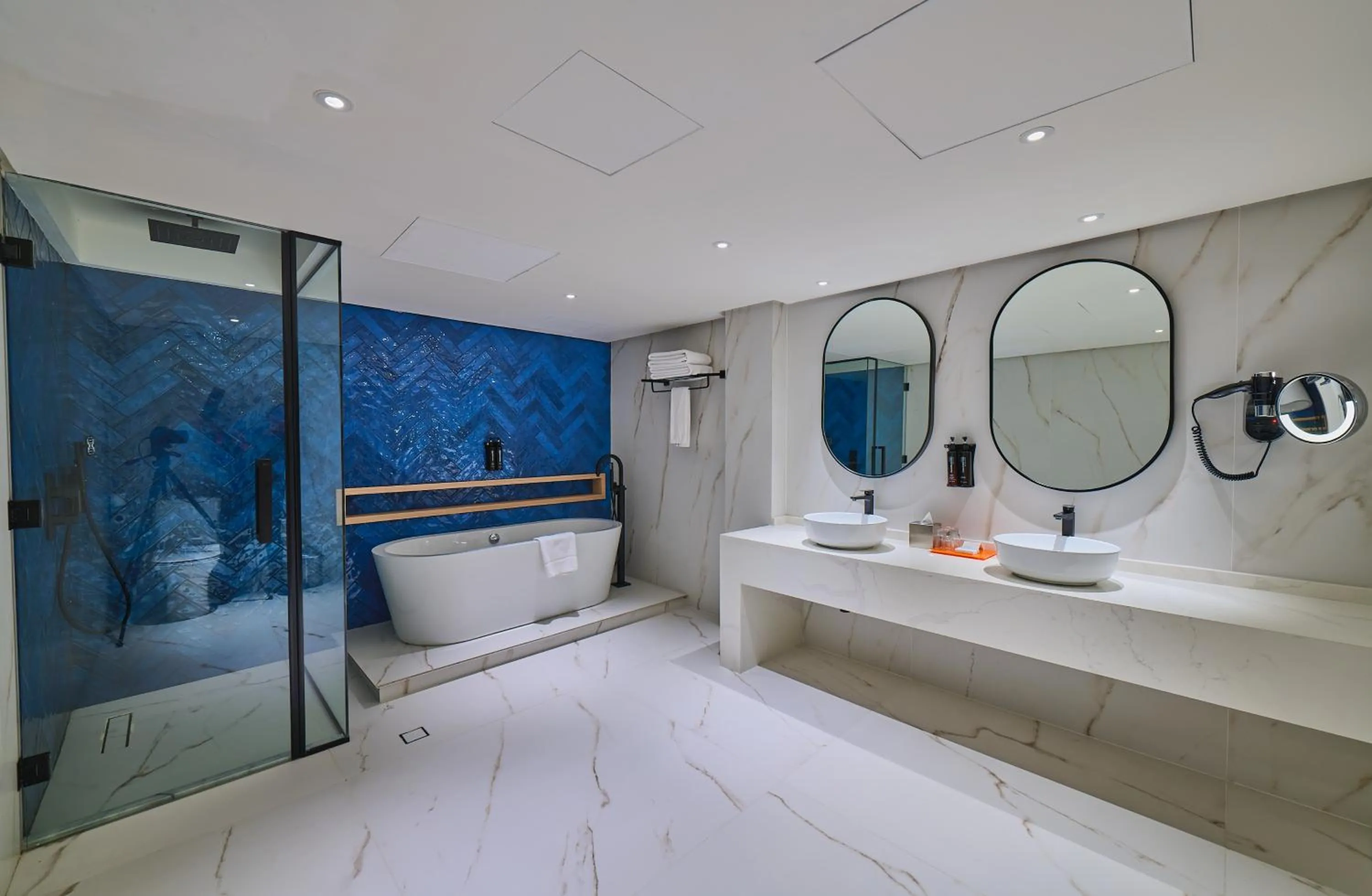 Shower in Ramada Hotel, Suites and Apartments by Wyndham Dubai JBR