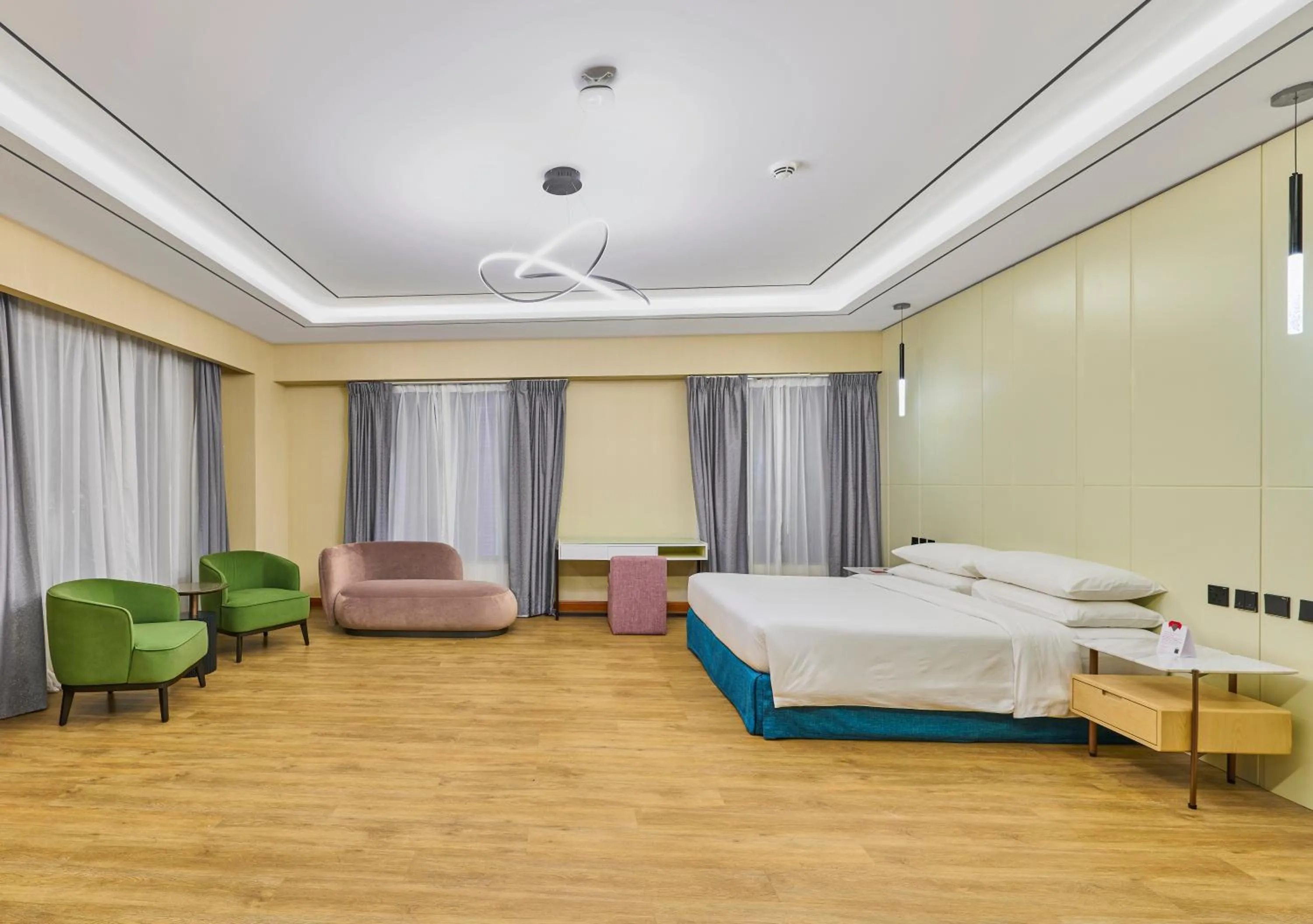 Bed in Ramada Hotel, Suites and Apartments by Wyndham Dubai JBR