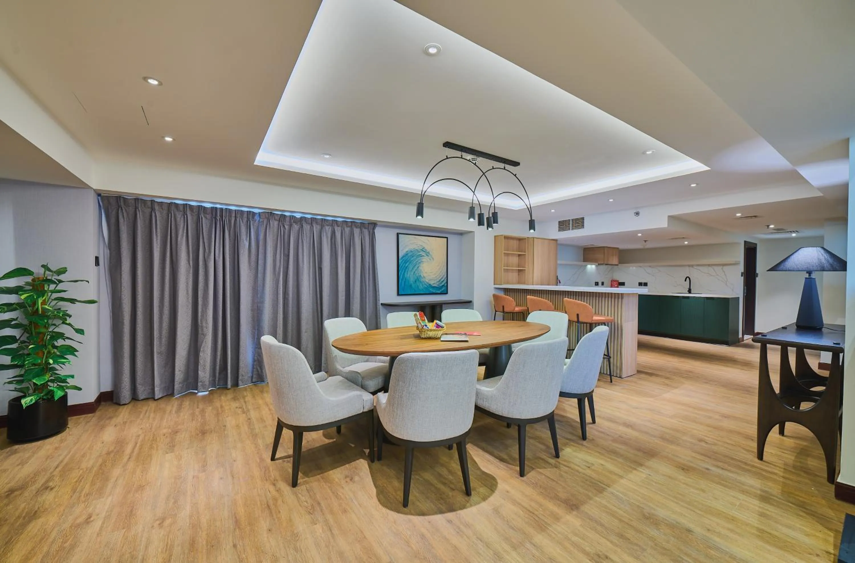 Kitchen or kitchenette in Ramada Hotel, Suites and Apartments by Wyndham Dubai JBR