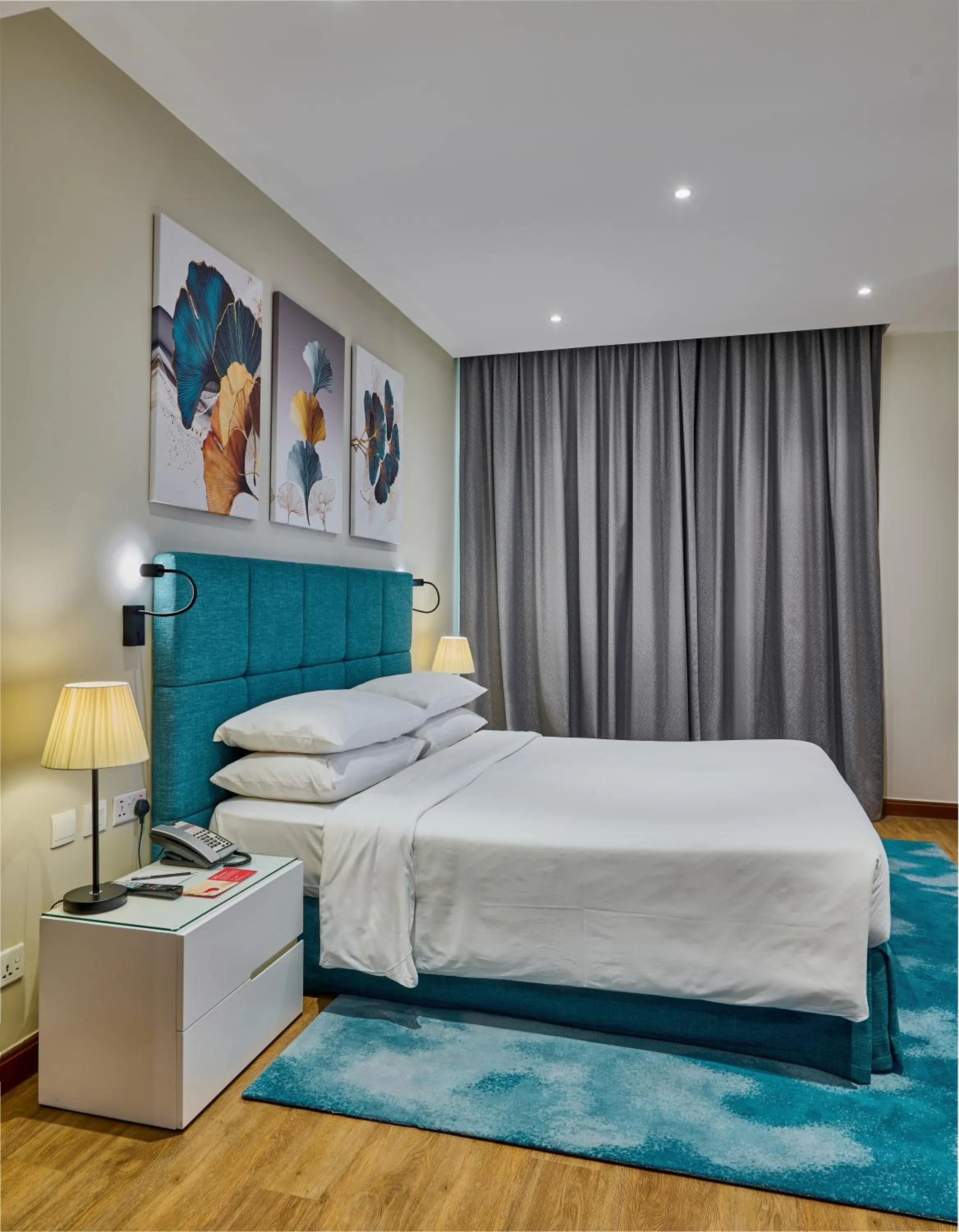 Bed in Ramada Hotel, Suites and Apartments by Wyndham Dubai JBR