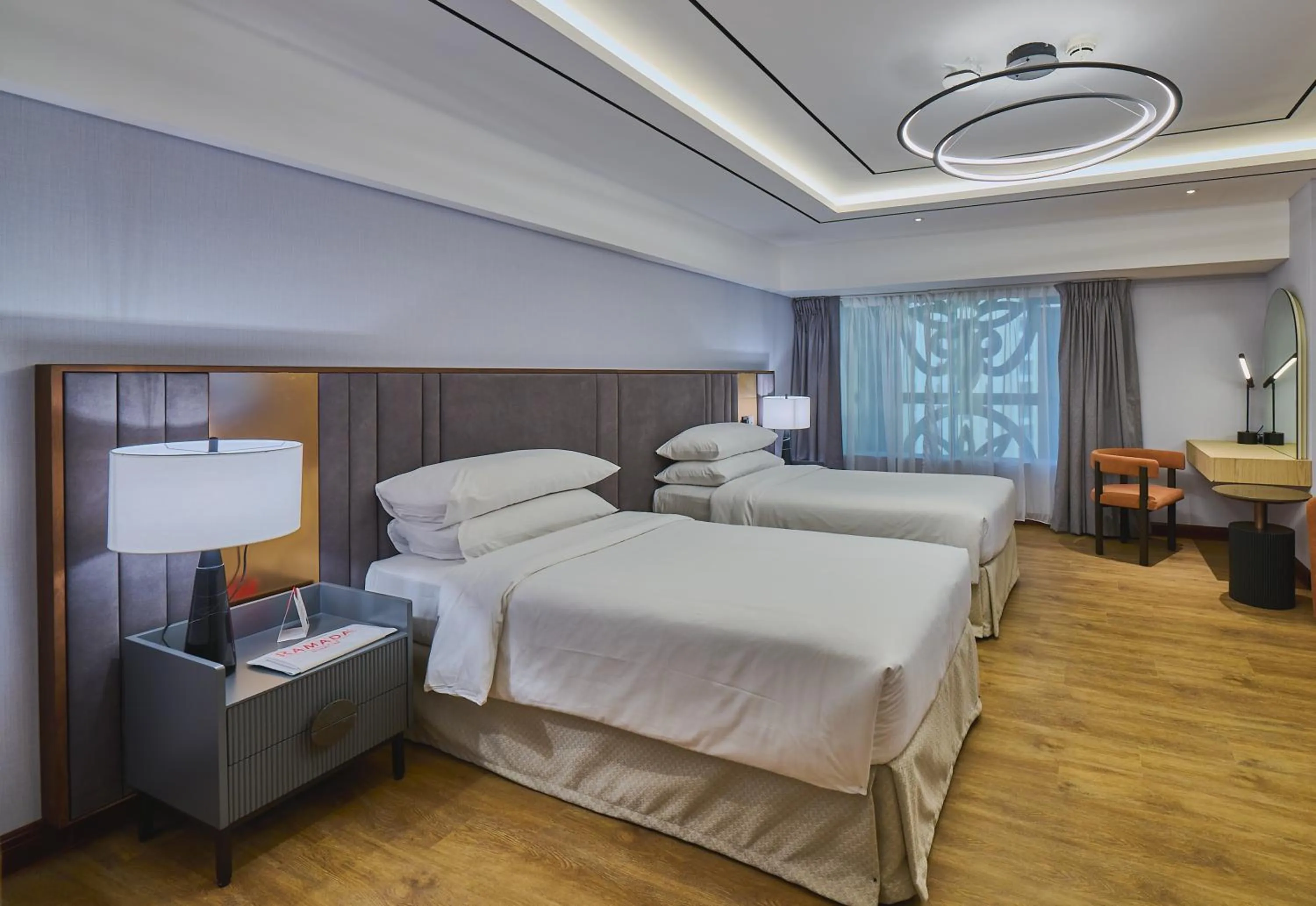 Bed in Ramada Hotel, Suites and Apartments by Wyndham Dubai JBR