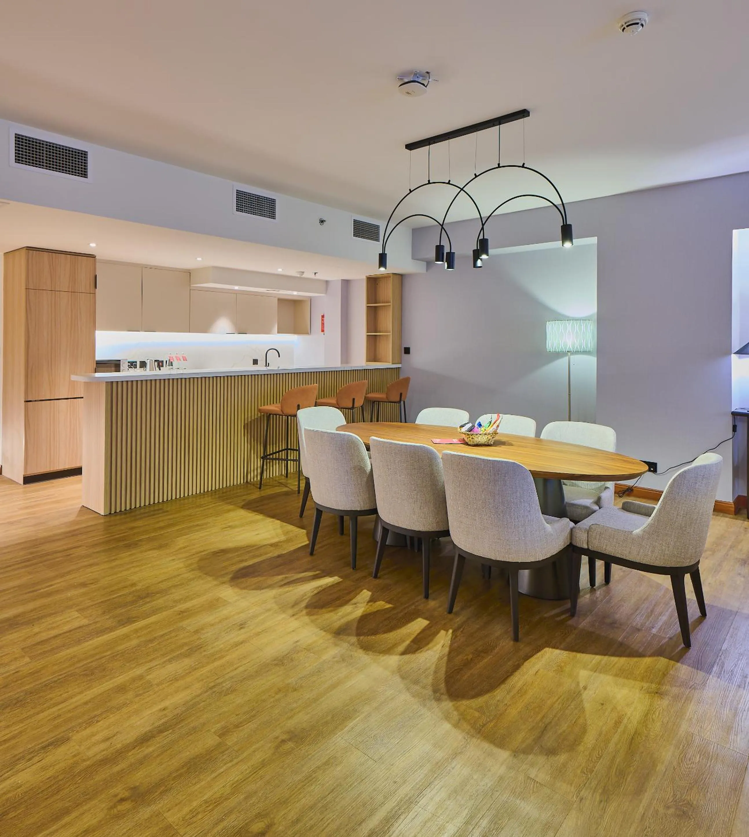 Kitchen or kitchenette in Ramada Hotel, Suites and Apartments by Wyndham Dubai JBR