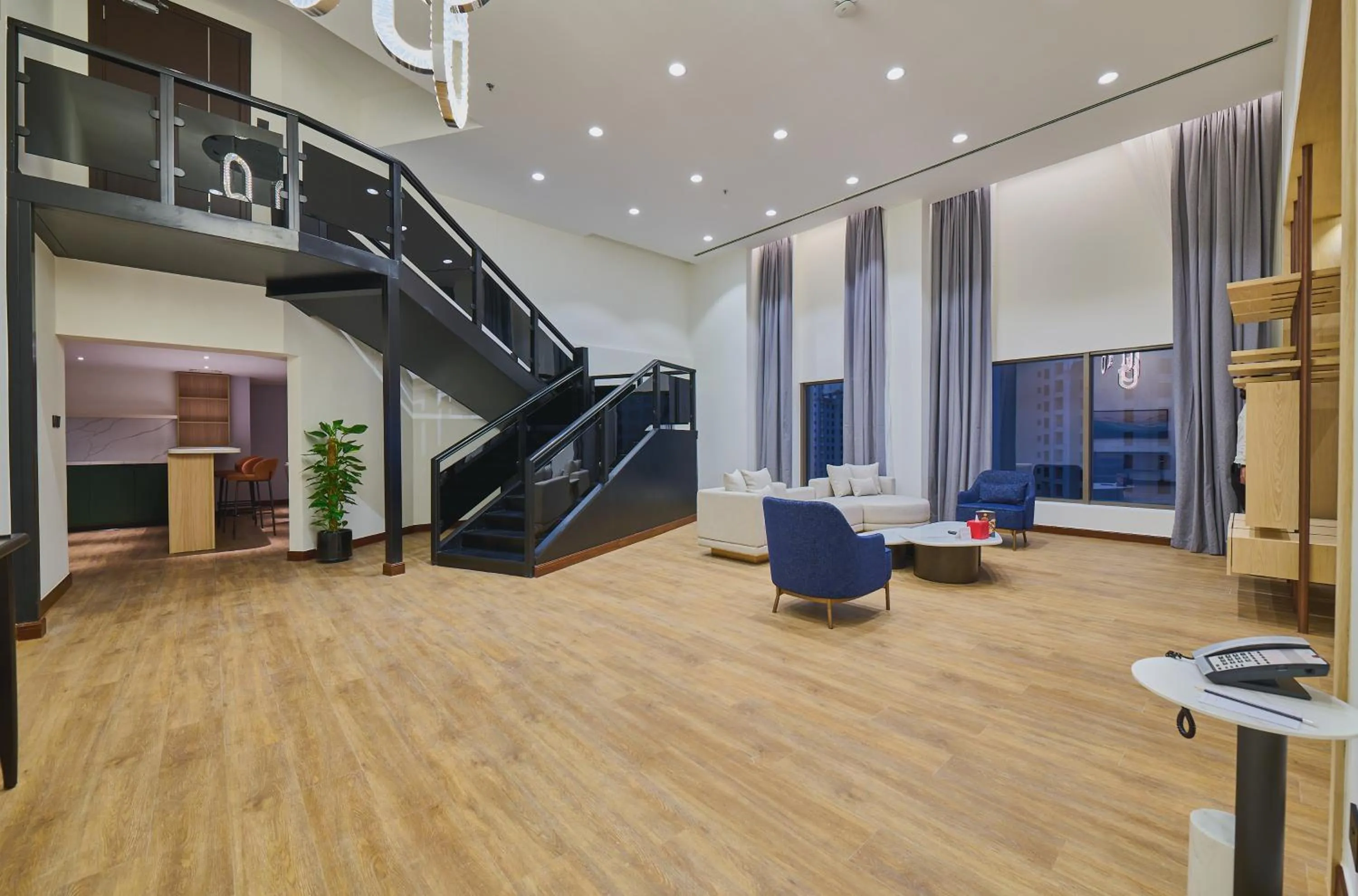 Living room in Ramada Hotel, Suites and Apartments by Wyndham Dubai JBR