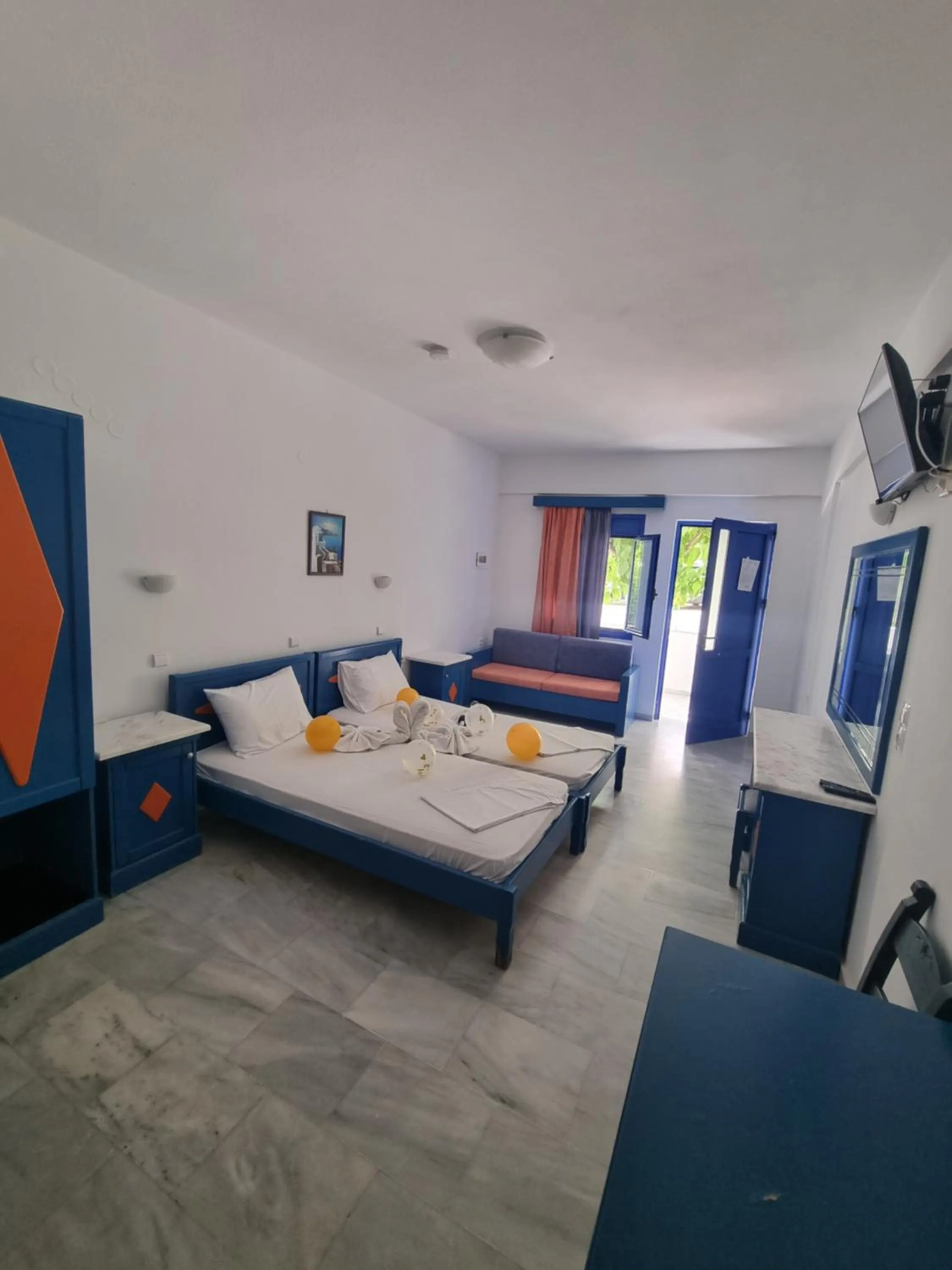 Bedroom, Bed in Leonidas Studios & Apartments