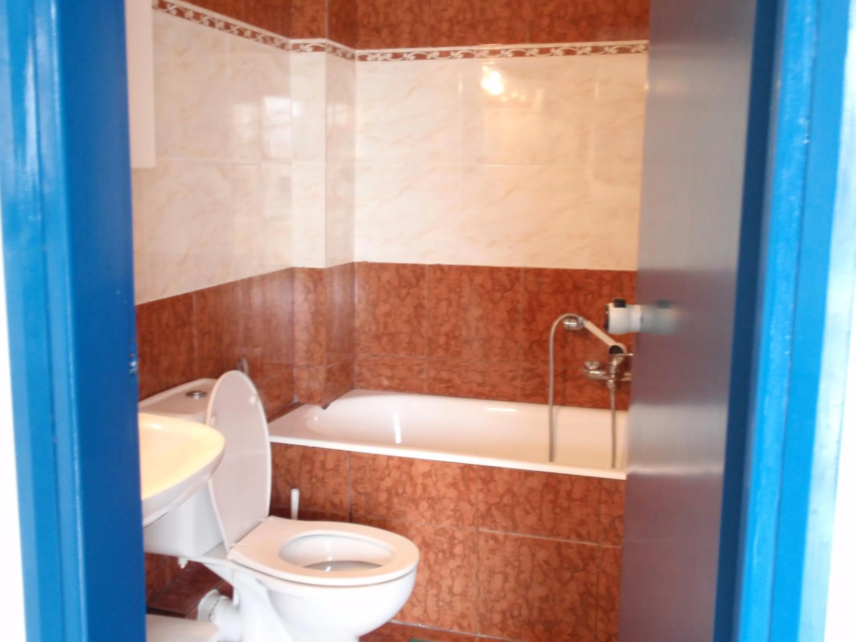 Bathroom in Leonidas Studios & Apartments