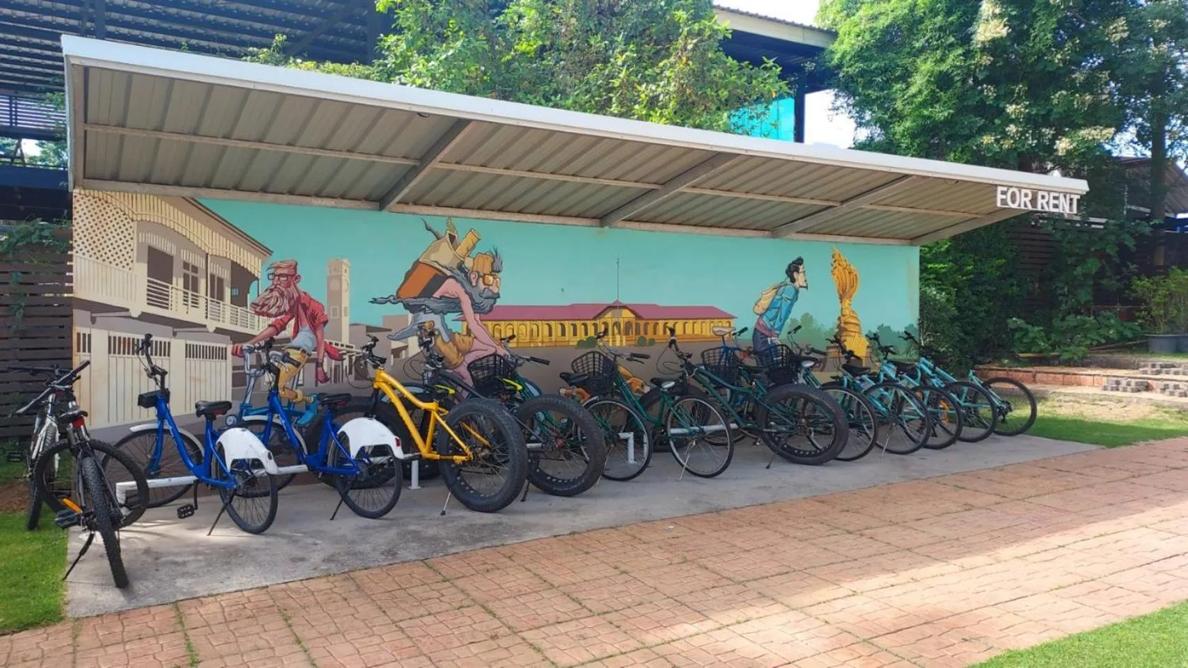 Cycling in The River Hotel