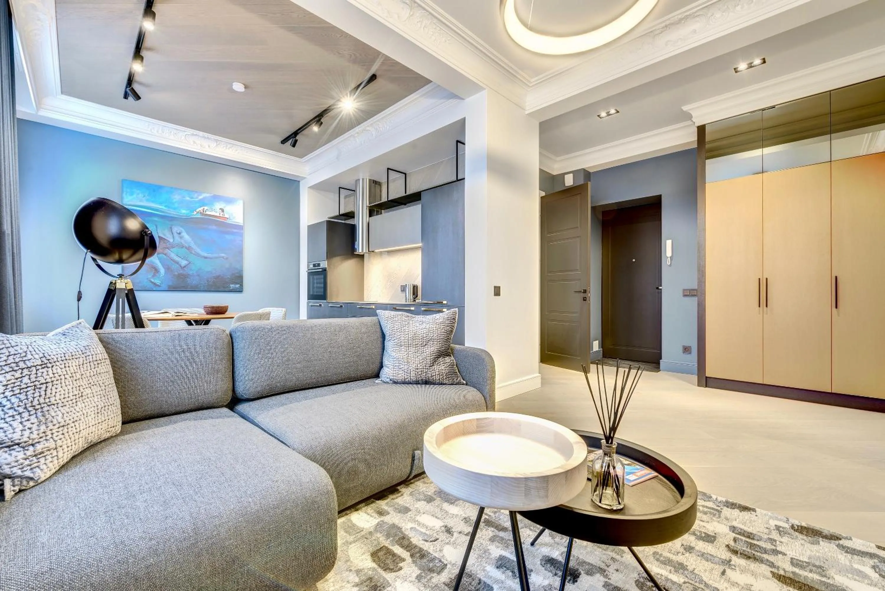 Seating area in Vilnius Apartments & Suites – Old Town