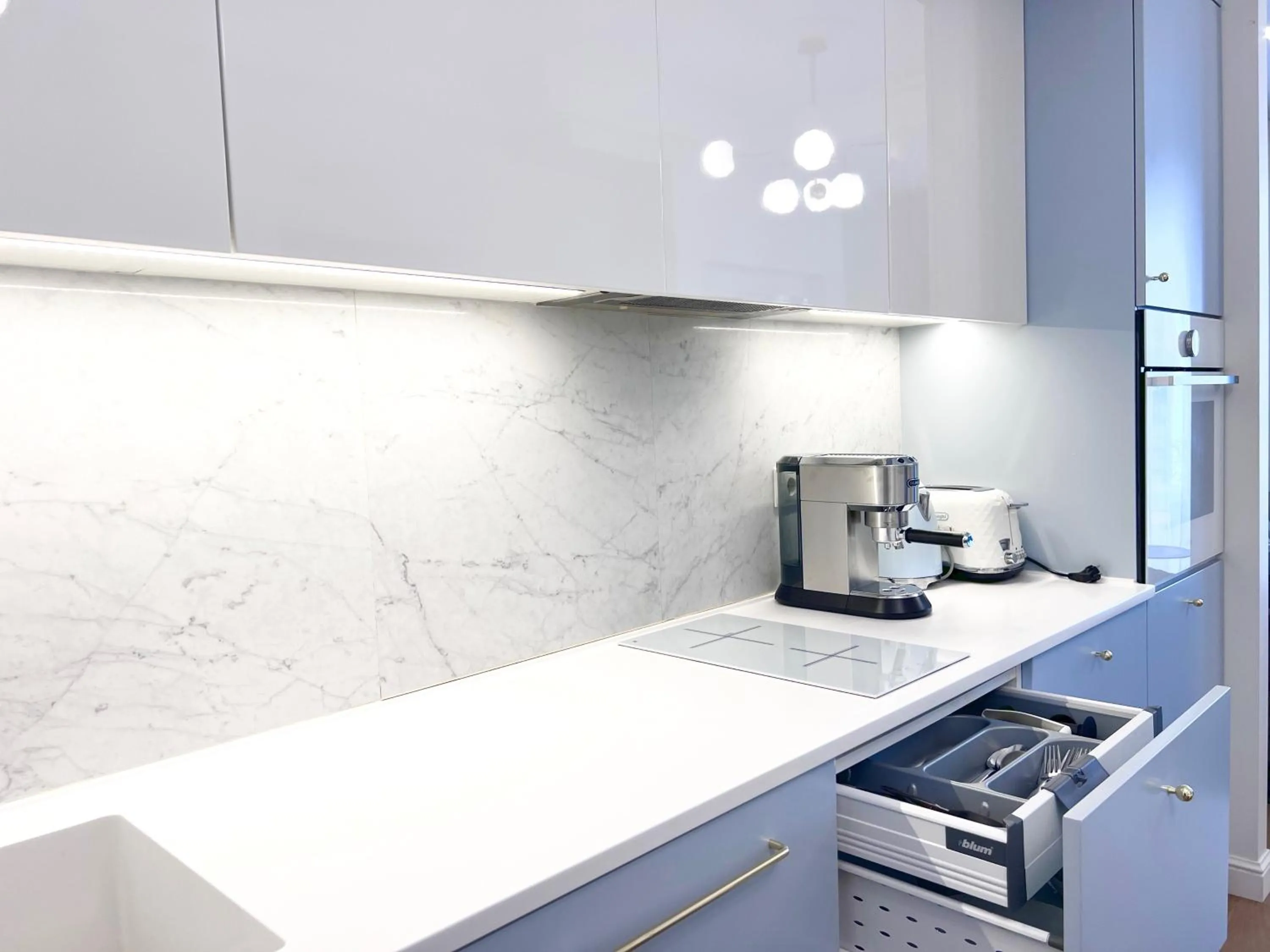 kitchen in Vilnius Apartments & Suites – Old Town
