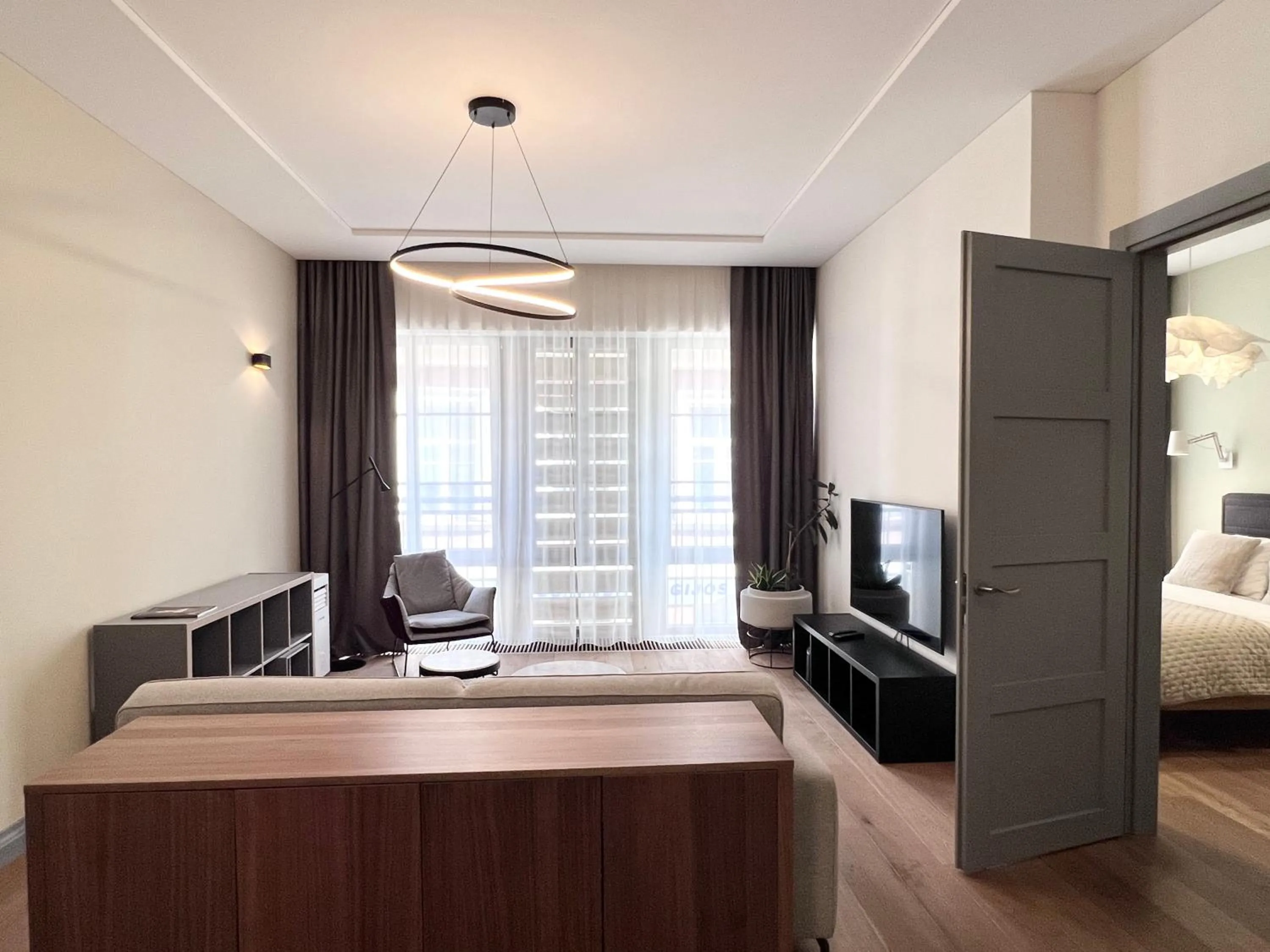 Living room, Bed in Vilnius Apartments & Suites – Old Town