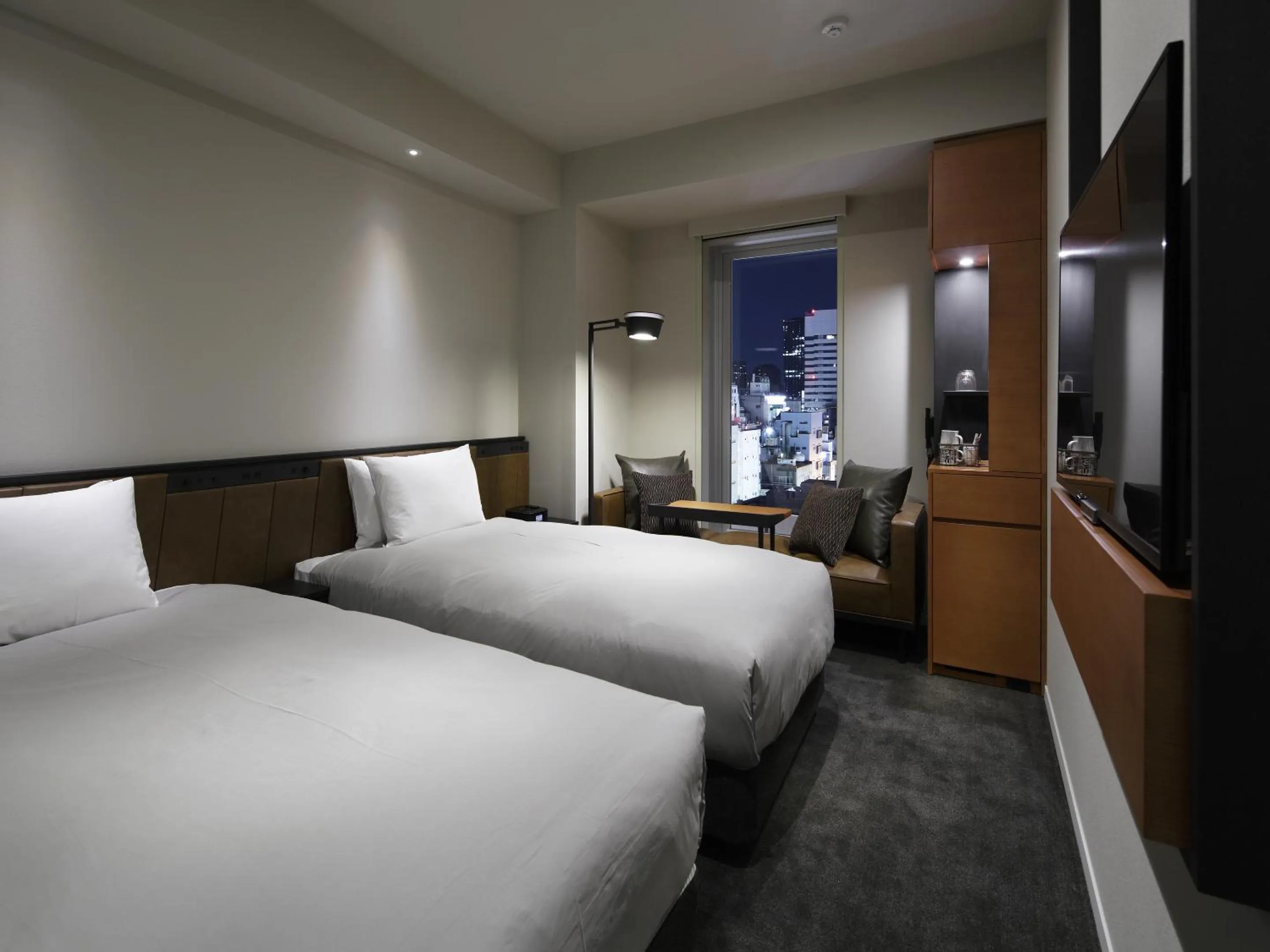 Photo of the whole room, Bed in Shinjuku Granbell Hotel