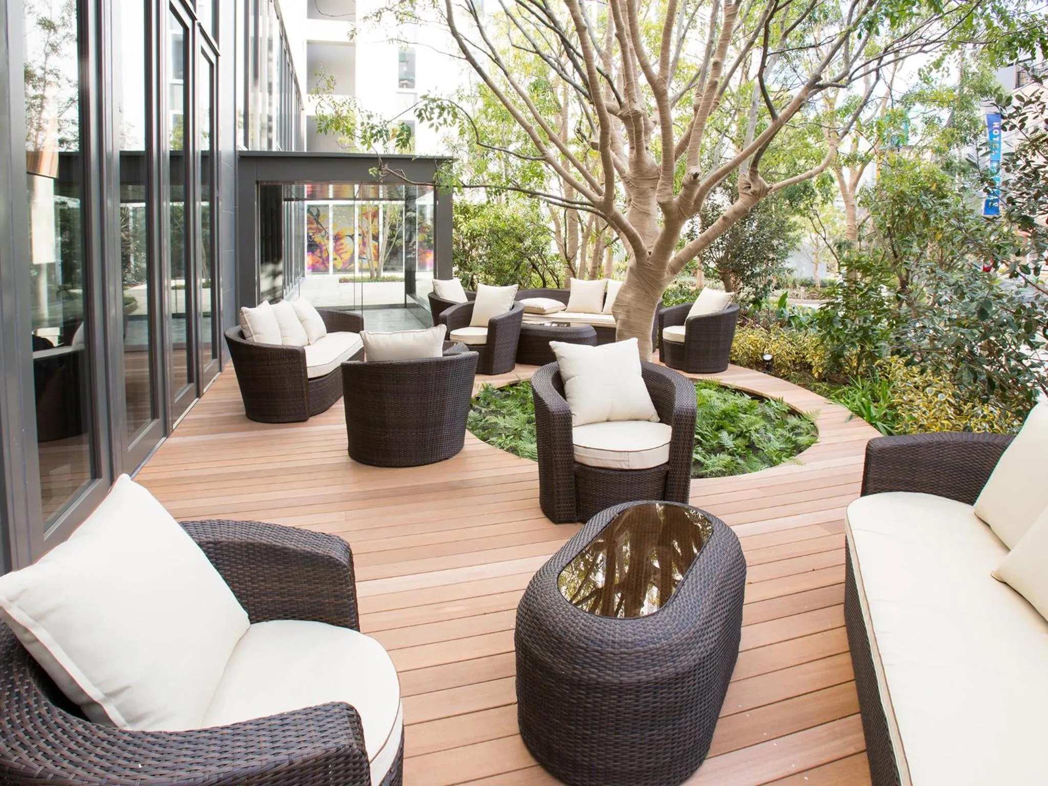 Patio in Shinjuku Granbell Hotel