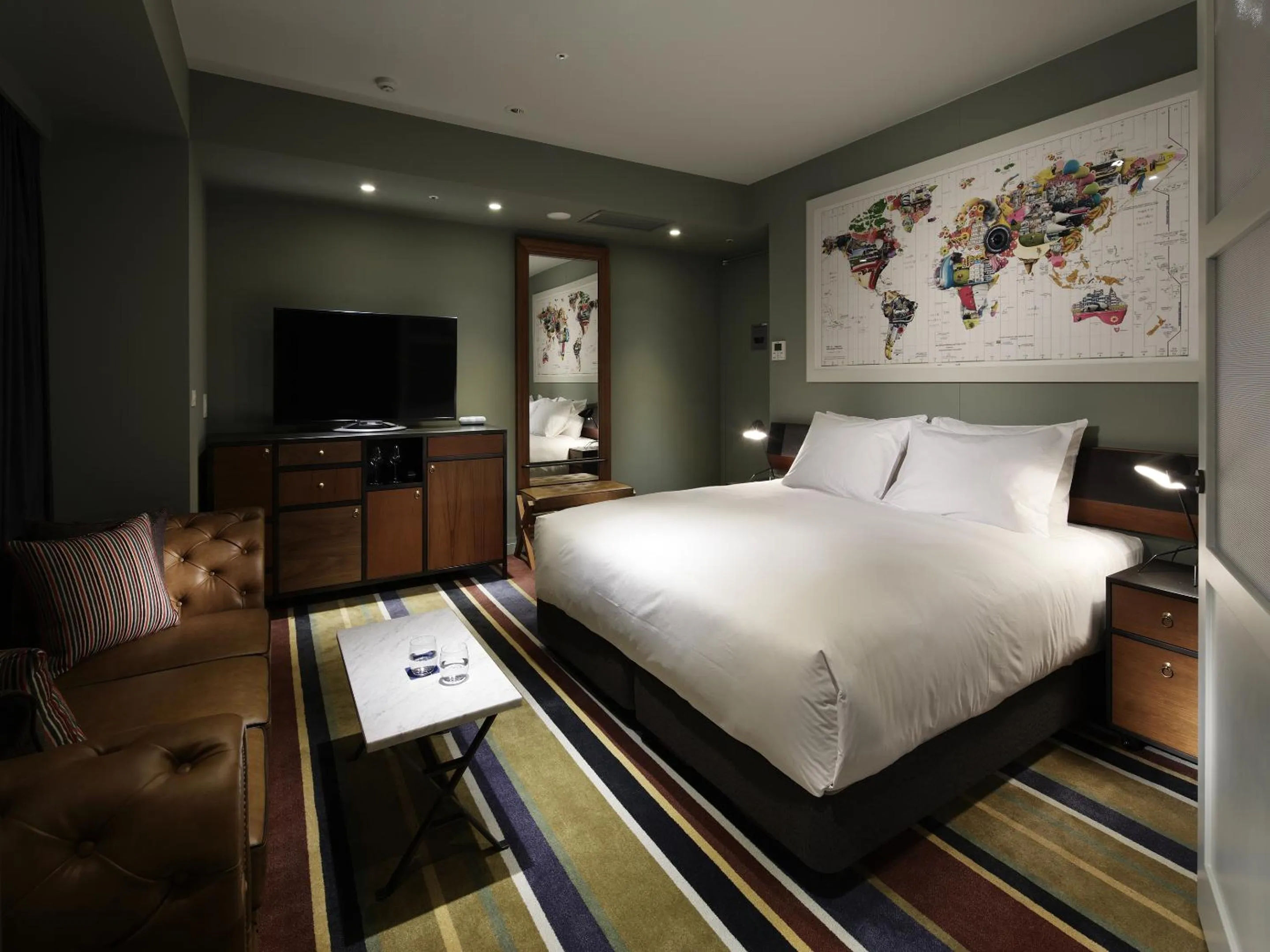 Photo of the whole room, Bed in Shinjuku Granbell Hotel