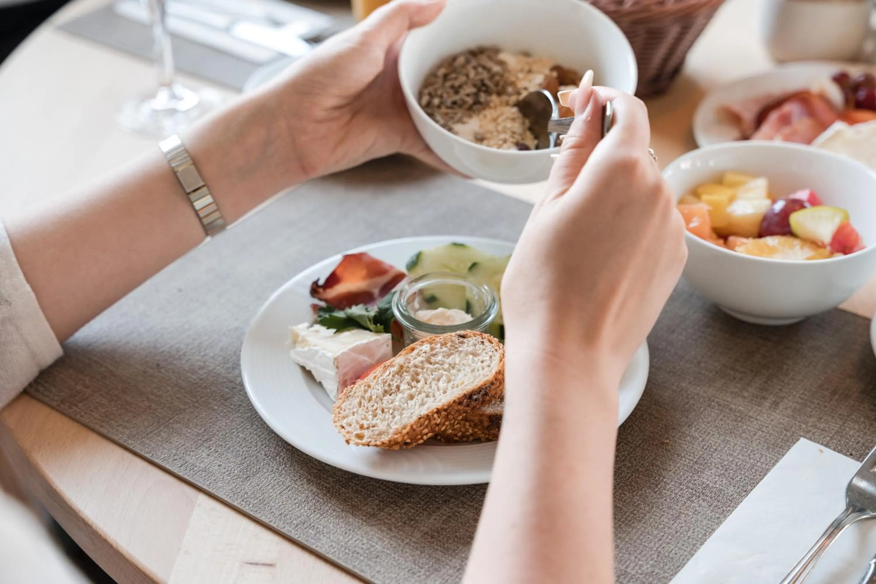 Breakfast in Posthotel Rattenberg