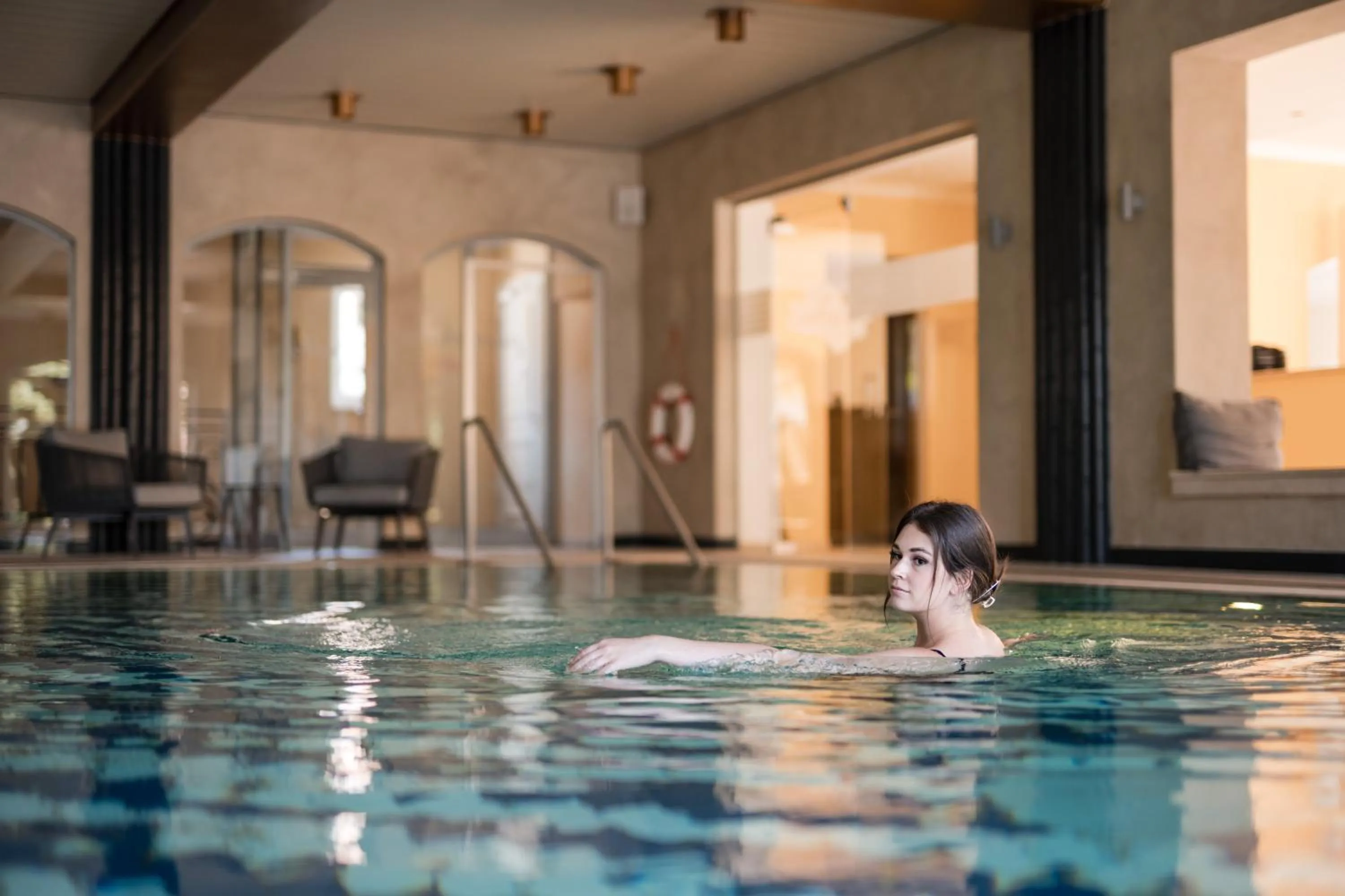 Swimming pool in Posthotel Rattenberg