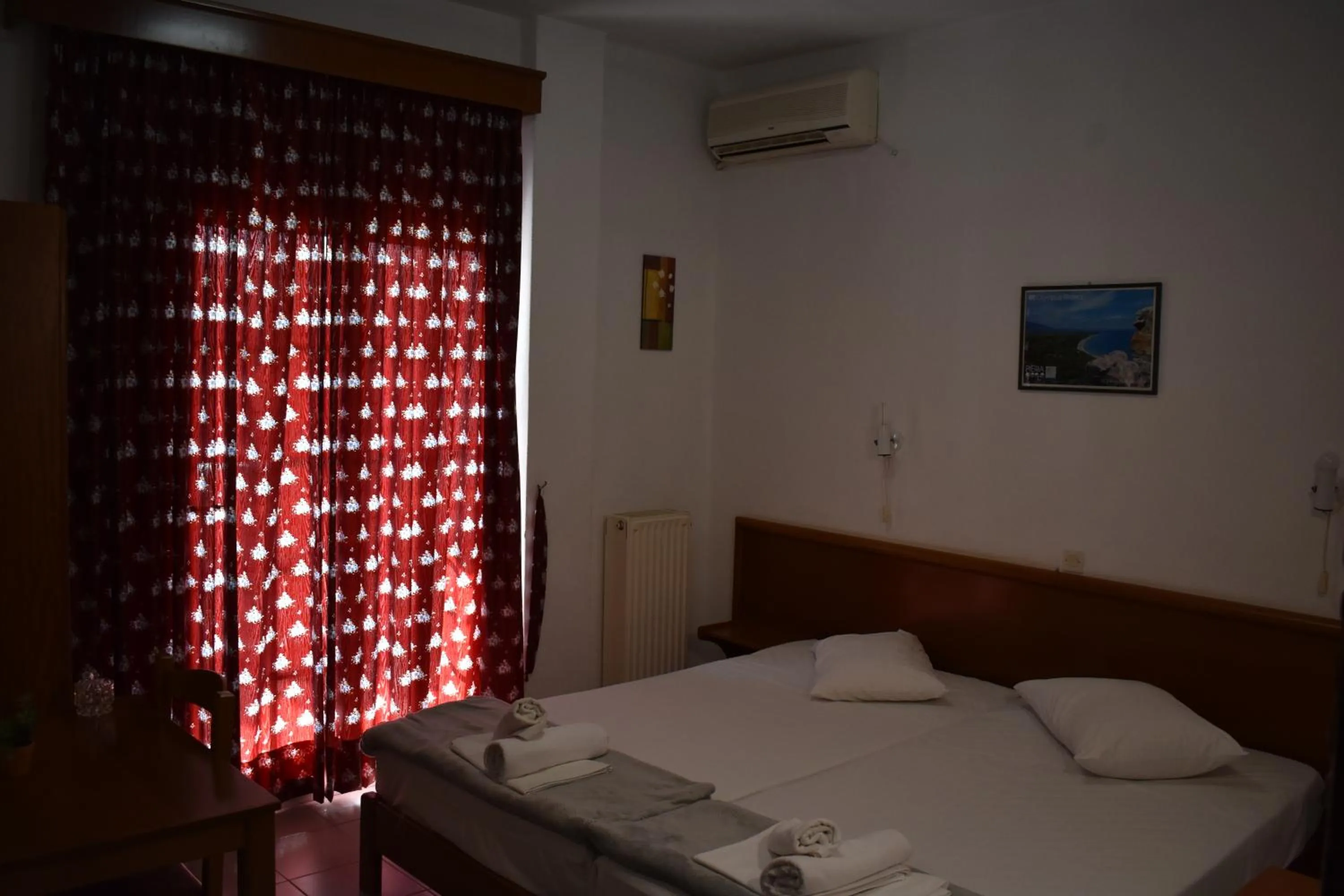 Bed in Galanis Studios and Apartments