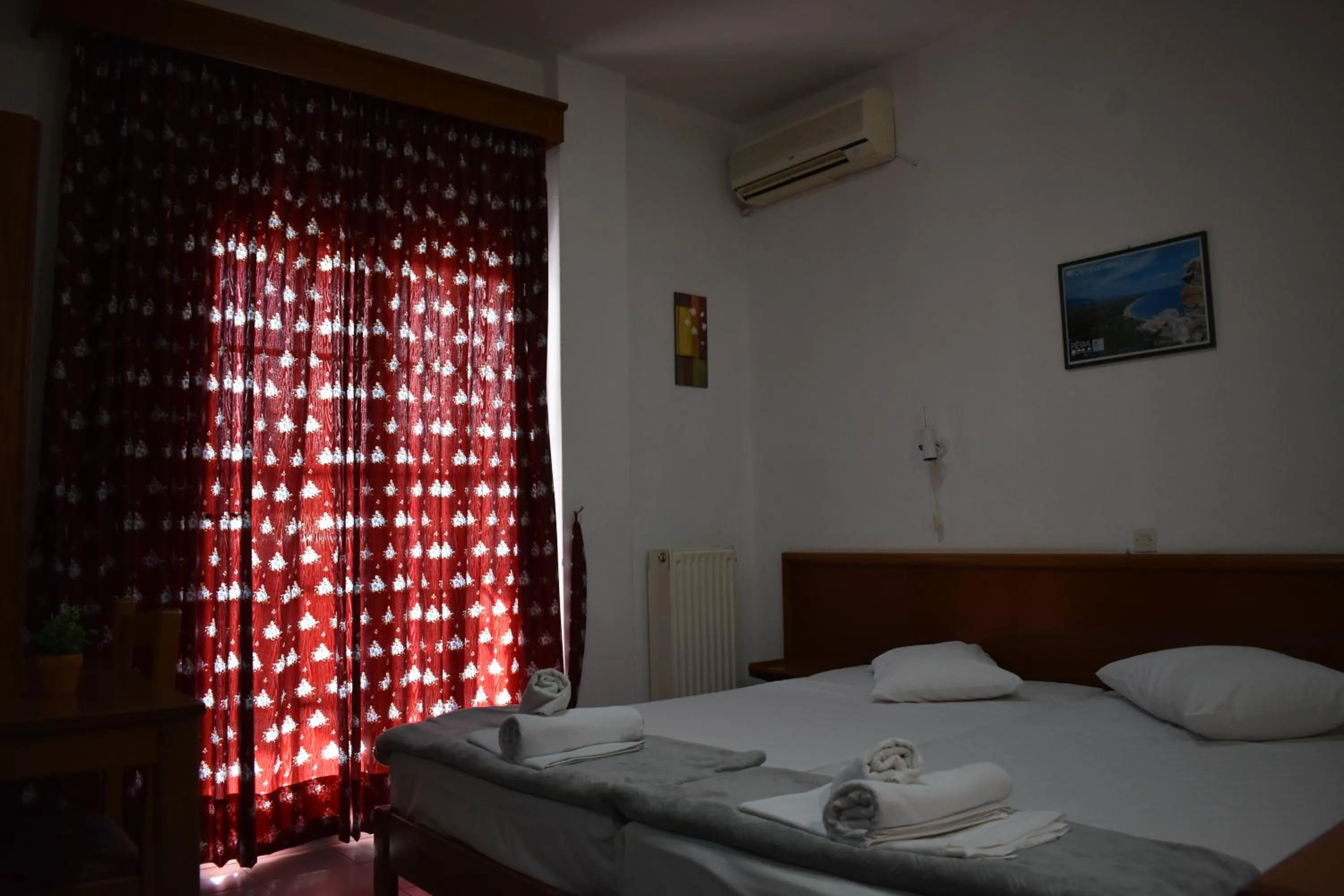 Bed in Galanis Studios and Apartments