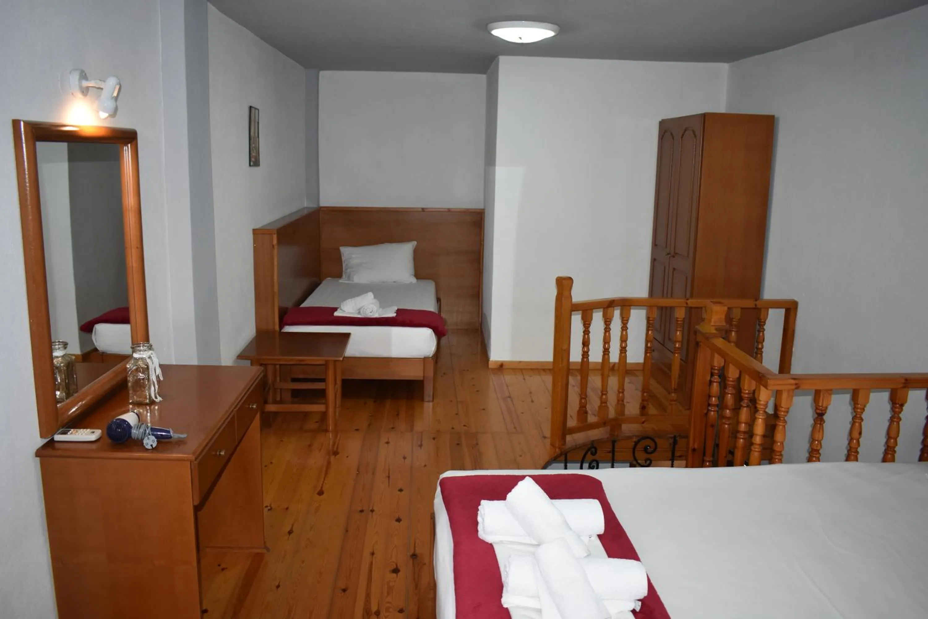 Bed in Galanis Studios and Apartments