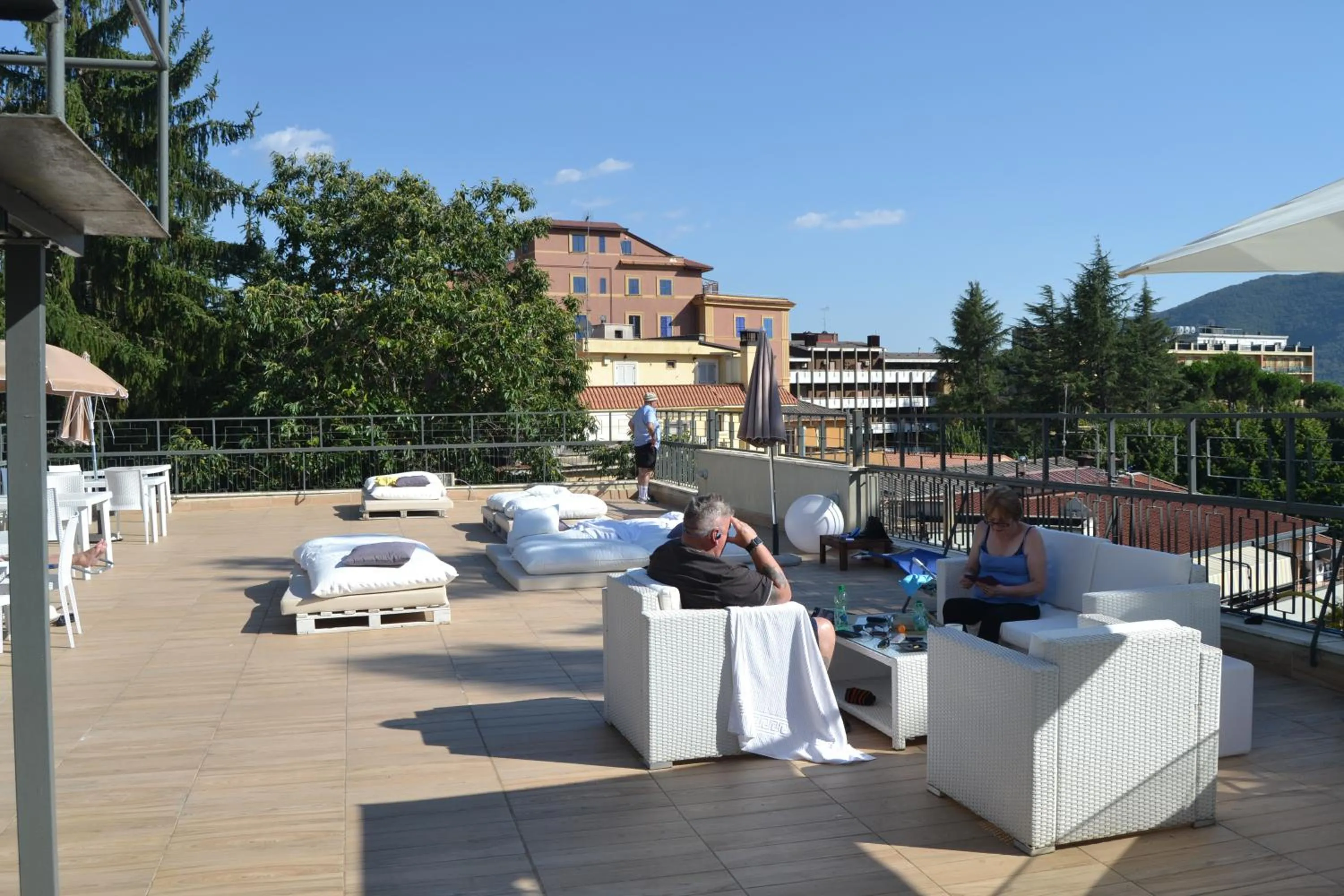 Patio in Hotel delle Terme & Spa