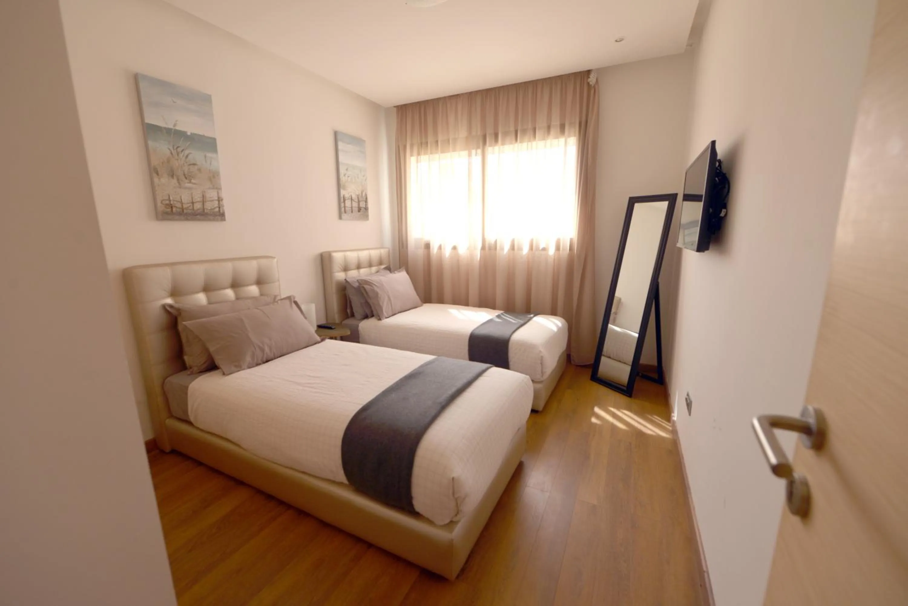 Bed in Prestigia Rabat Hay Riad Premium Apartments