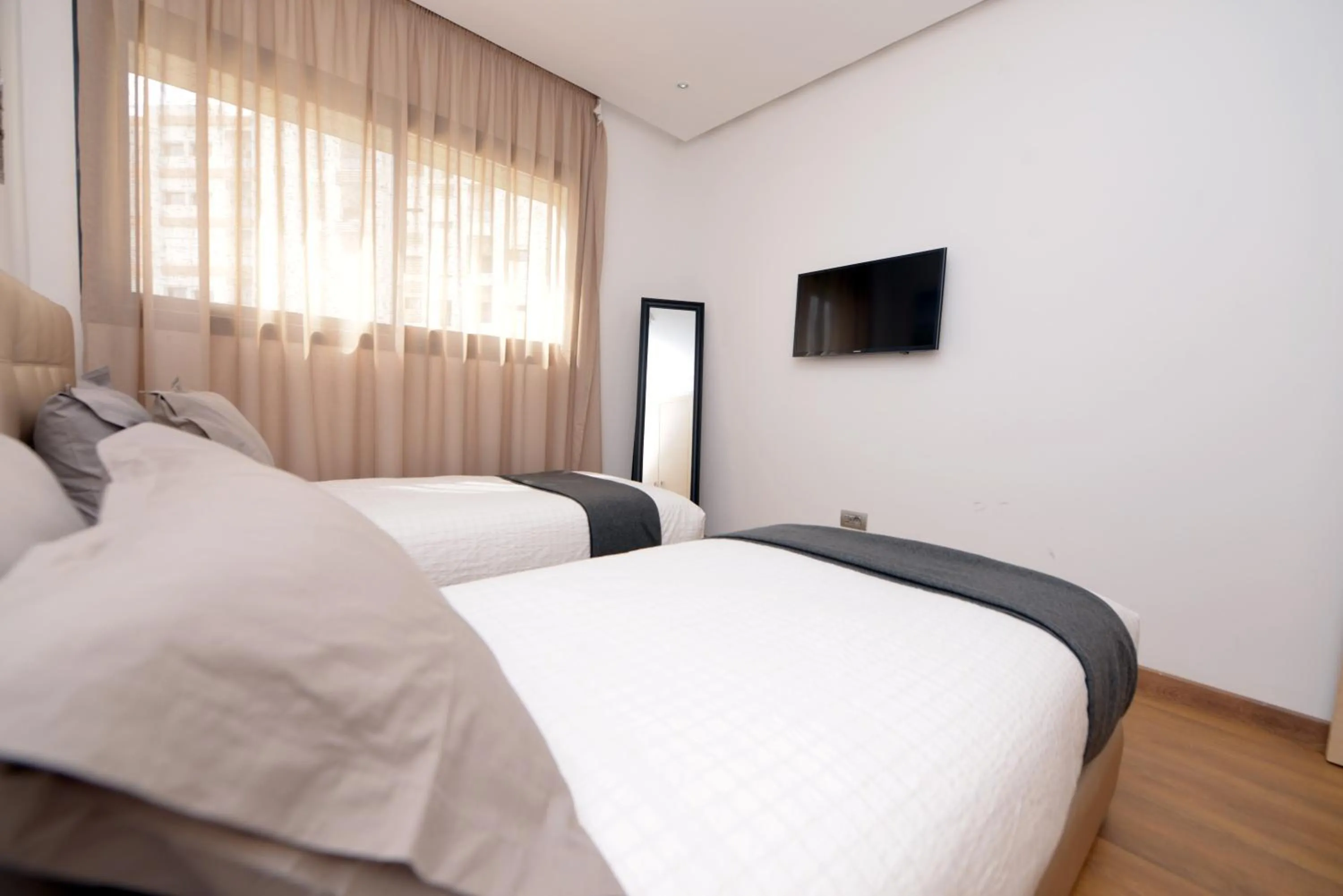 Bed in Prestigia Rabat Hay Riad Premium Apartments