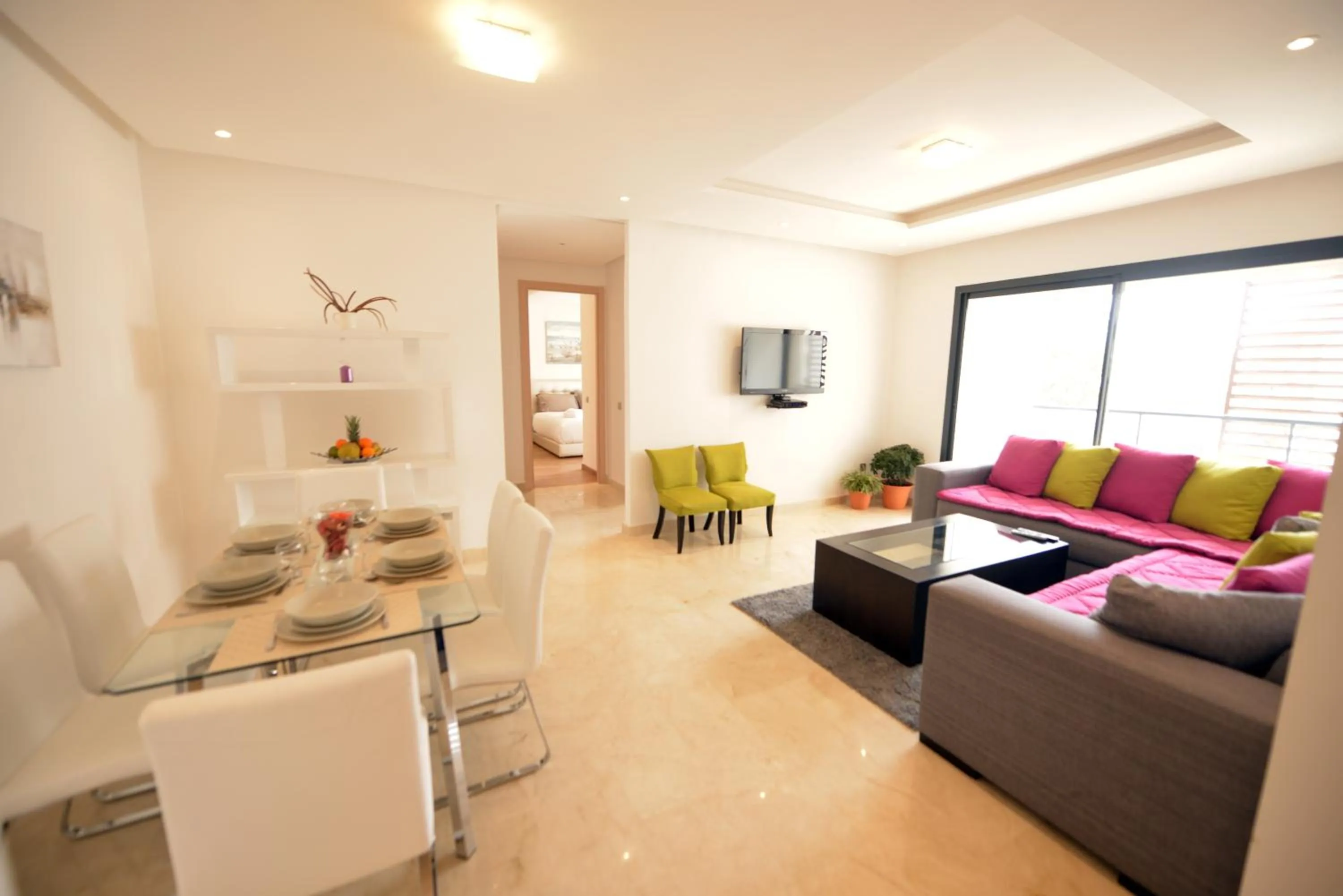 Living room in Prestigia Rabat Hay Riad Premium Apartments