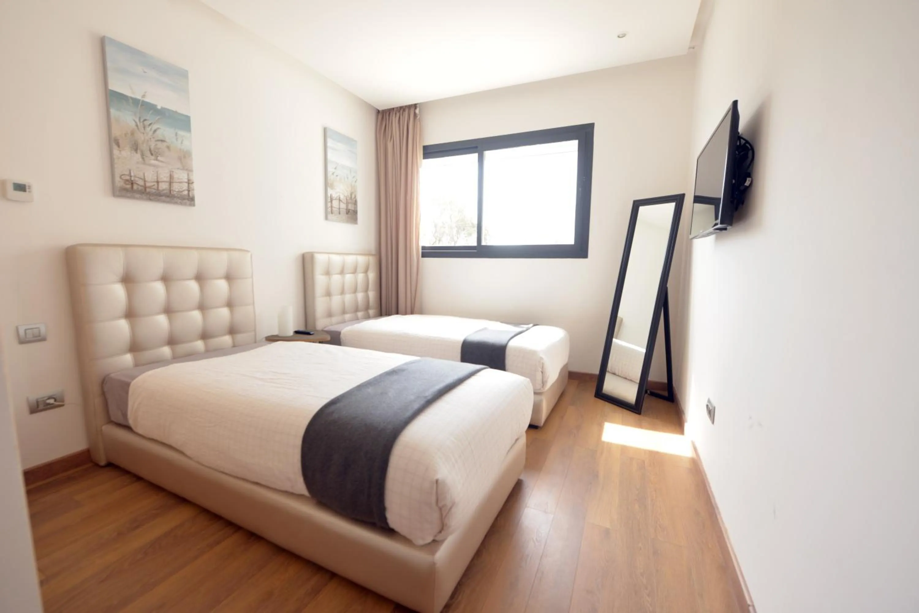 Bed in Prestigia Rabat Hay Riad Premium Apartments