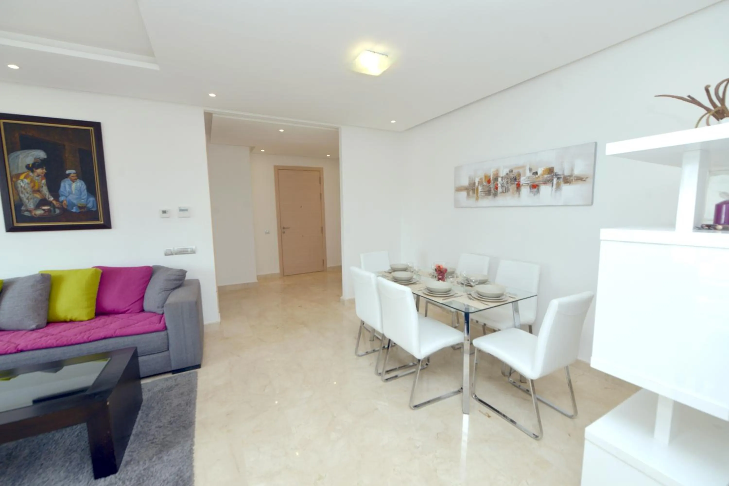 Living room in Prestigia Rabat Hay Riad Premium Apartments