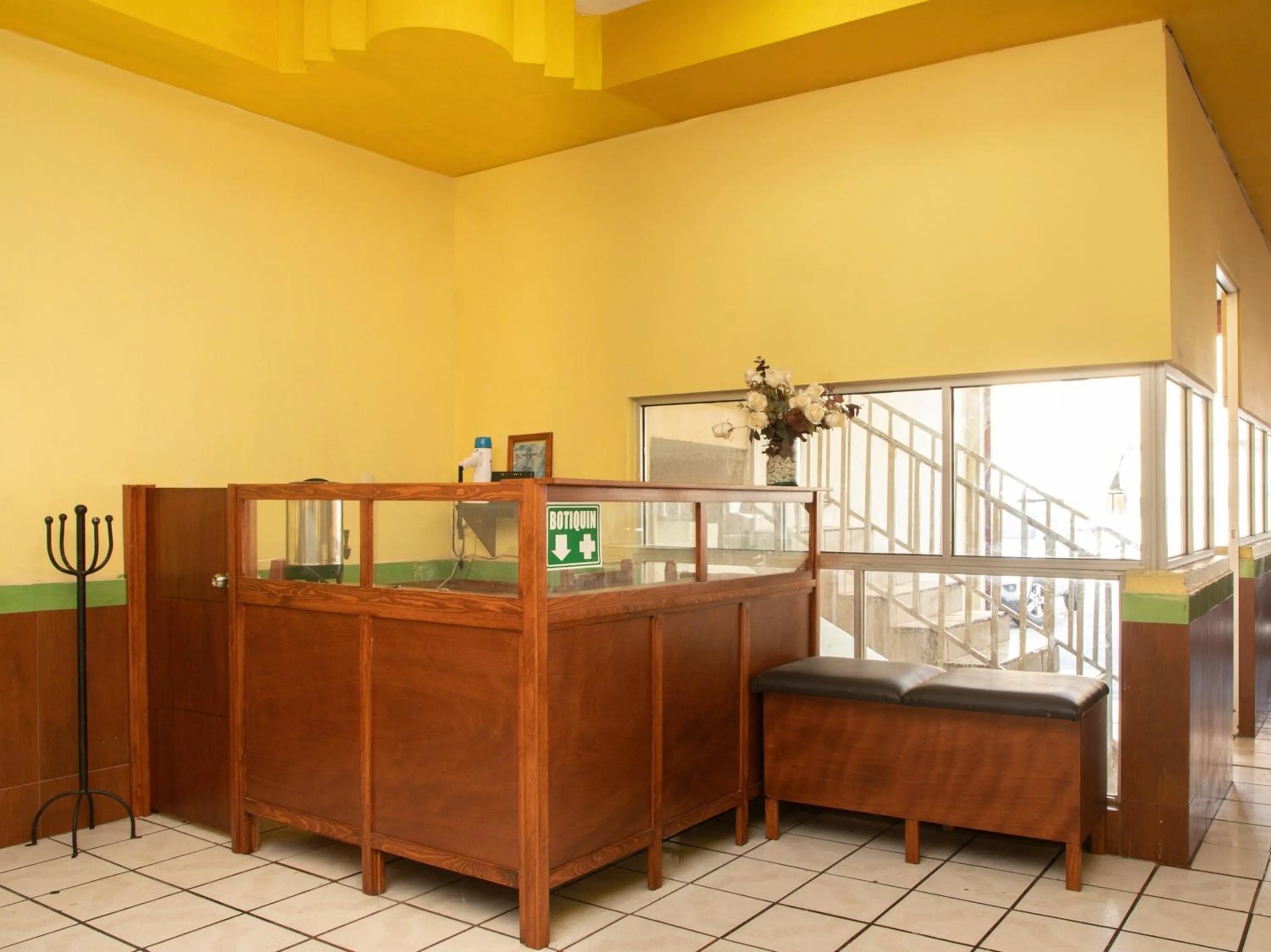 Lobby or reception in Hotel Santa Cruz