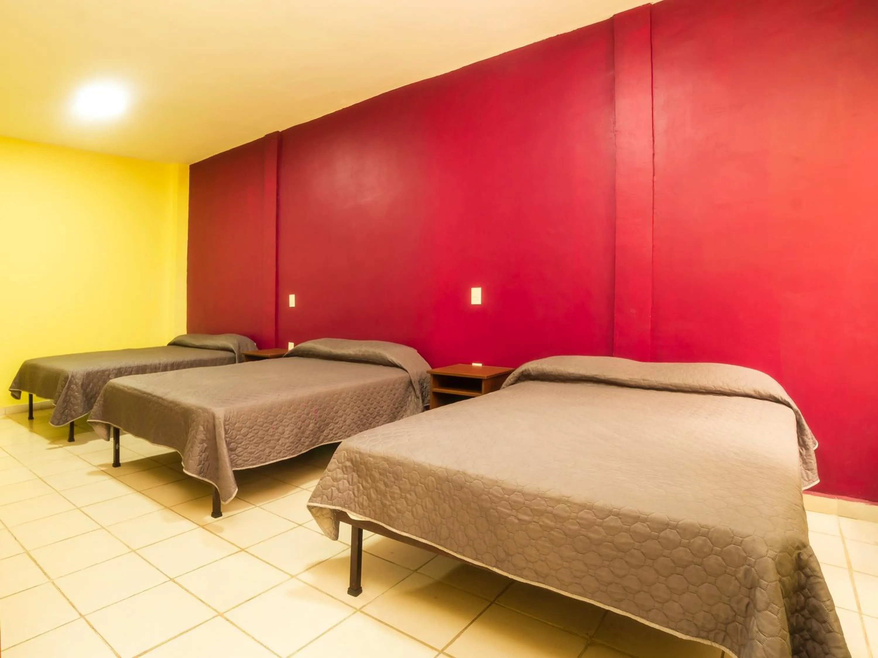 Bed in Hotel Santa Cruz