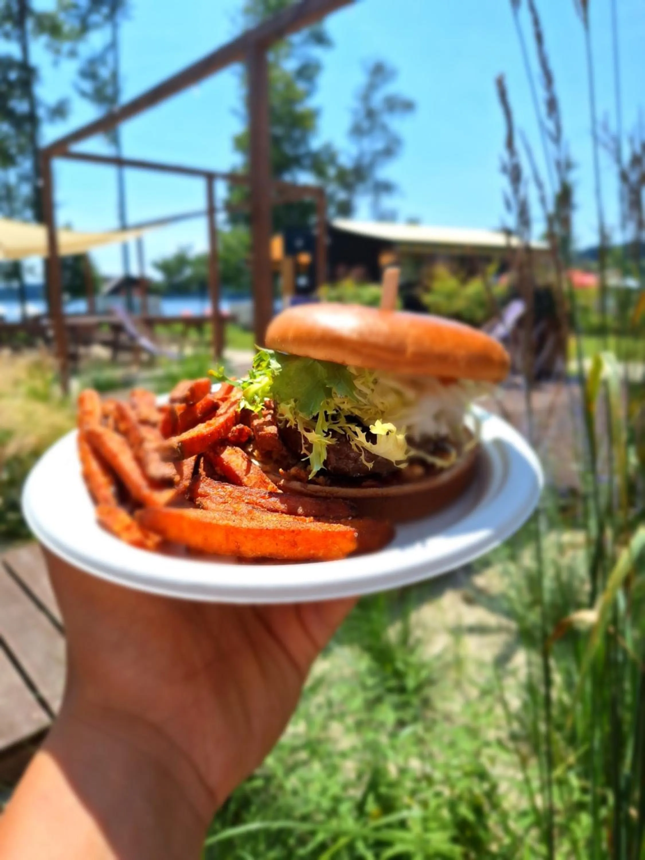 Garden in Hotel Na Pláži