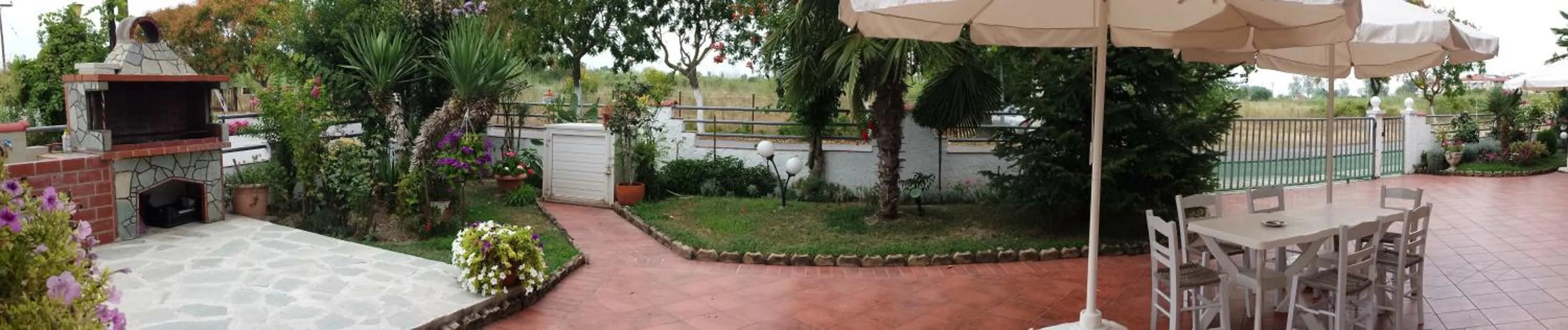 BBQ facilities in Galini Apartments