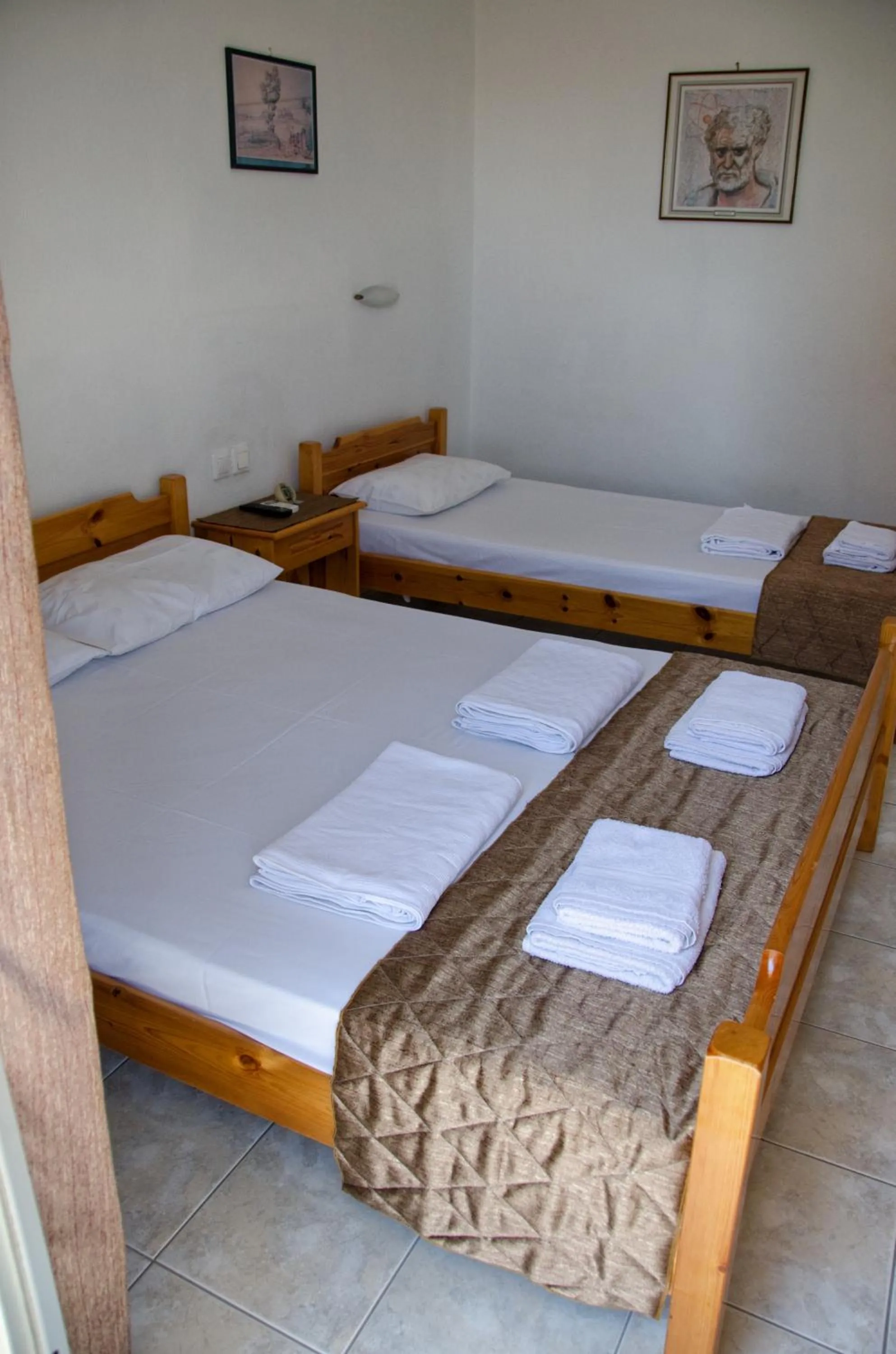 Bedroom, Bed in Galini Apartments