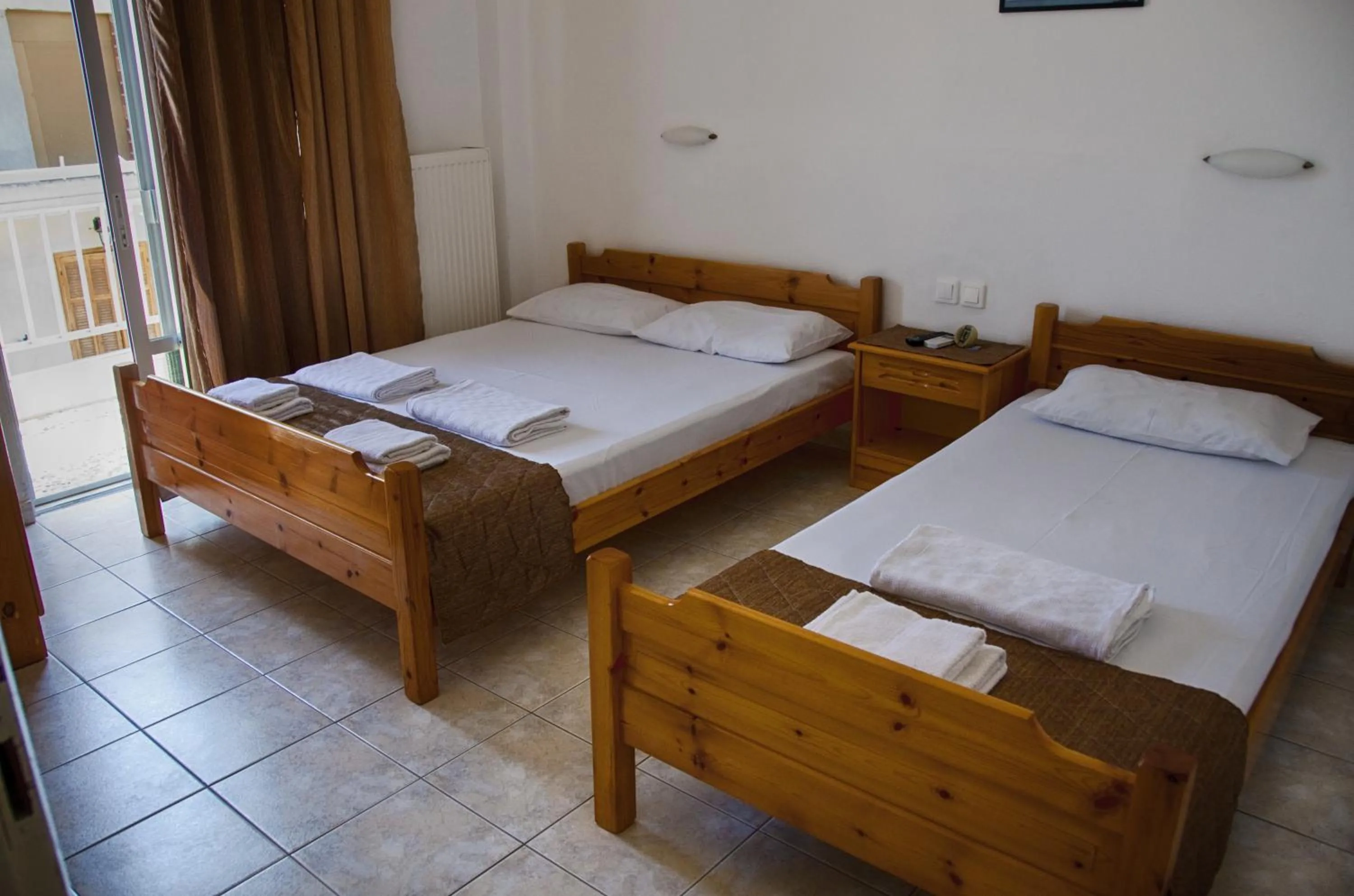 Bedroom, Bed in Galini Apartments